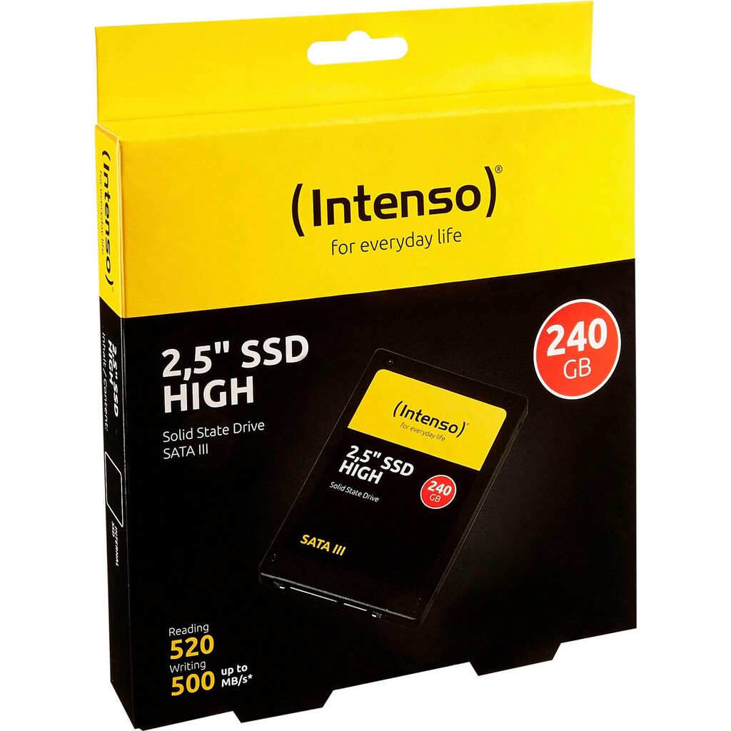 Intenso interne SSD »HIGH«, 2,5 Zoll, Anschluss SATA III