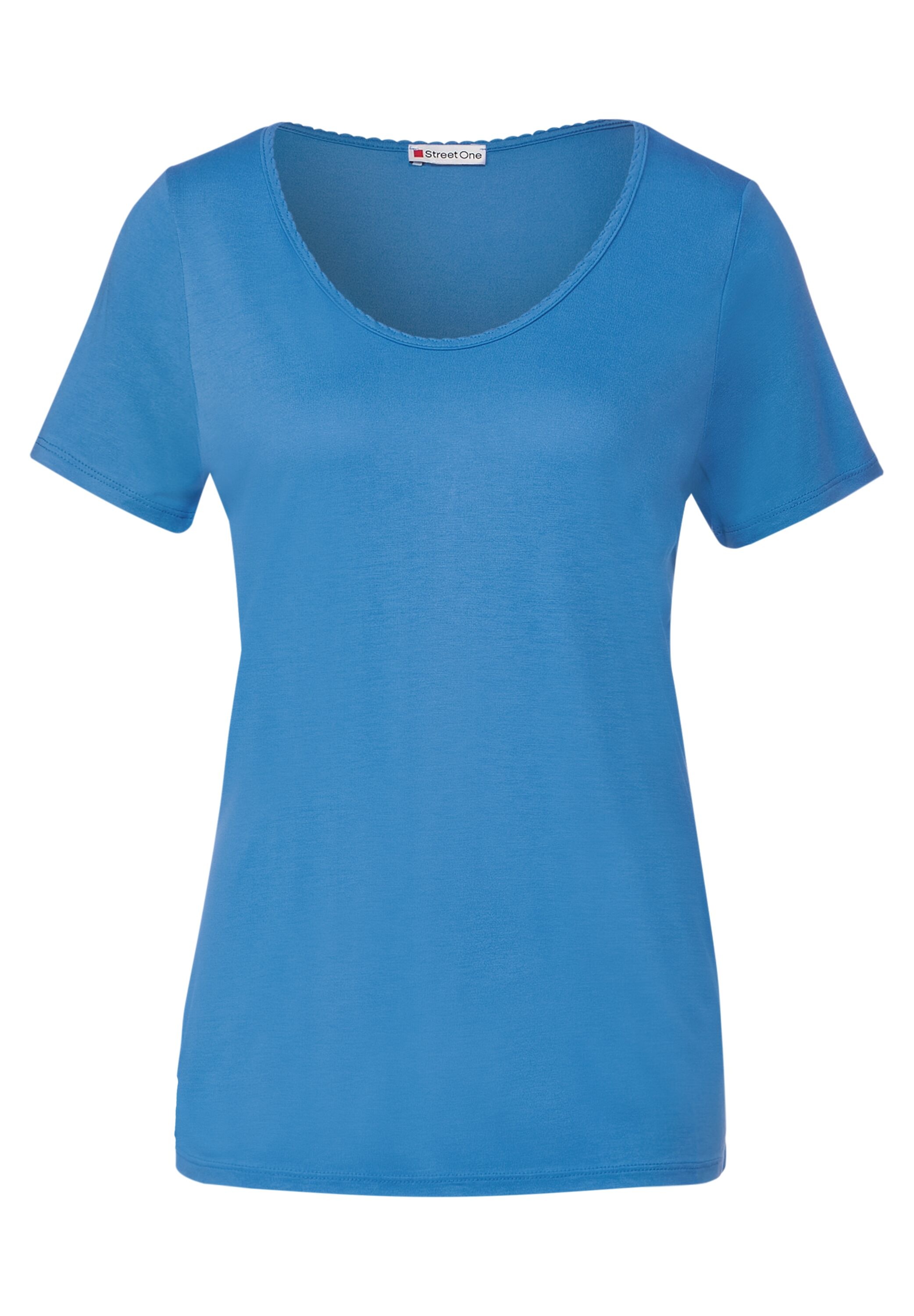 STREET ONE T-Shirt, in Unifarbe online kaufen | BAUR