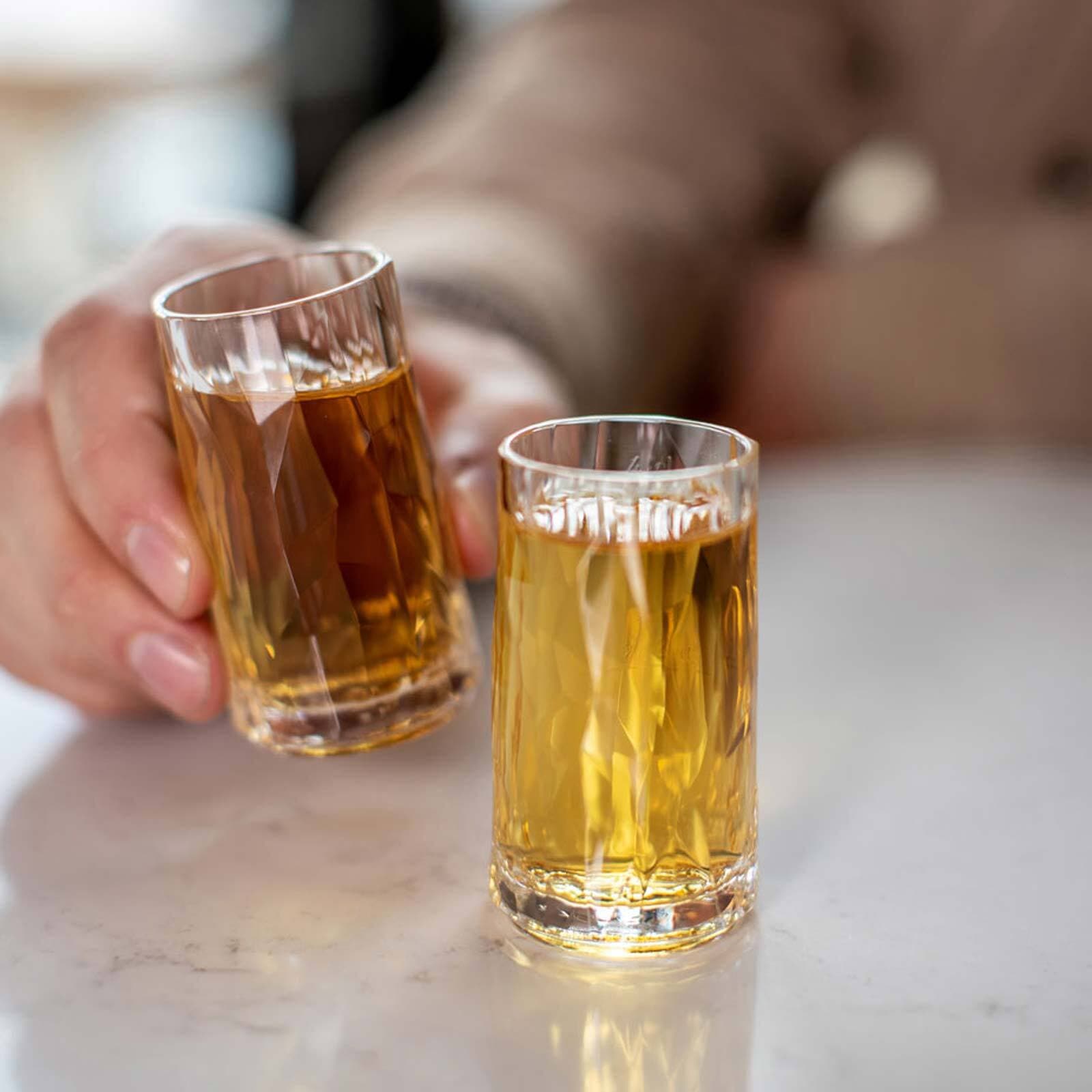 KOZIOL Schnapsglas »Stamper Superglas Club No. 7 40 ml 4er Set transparent«