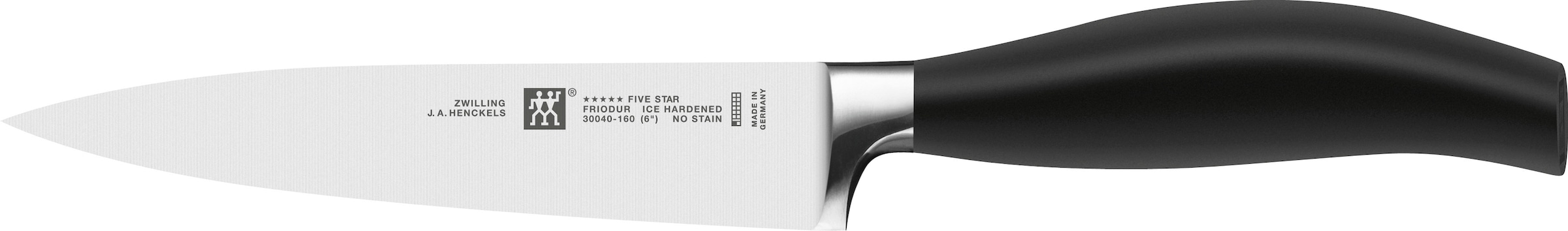 Zwilling Messerblock »***** FIVE STAR«, 7 tlg., Messerblock mit 4 Messern + 1 Schere + 1 Wetzstahl, Buche, natur