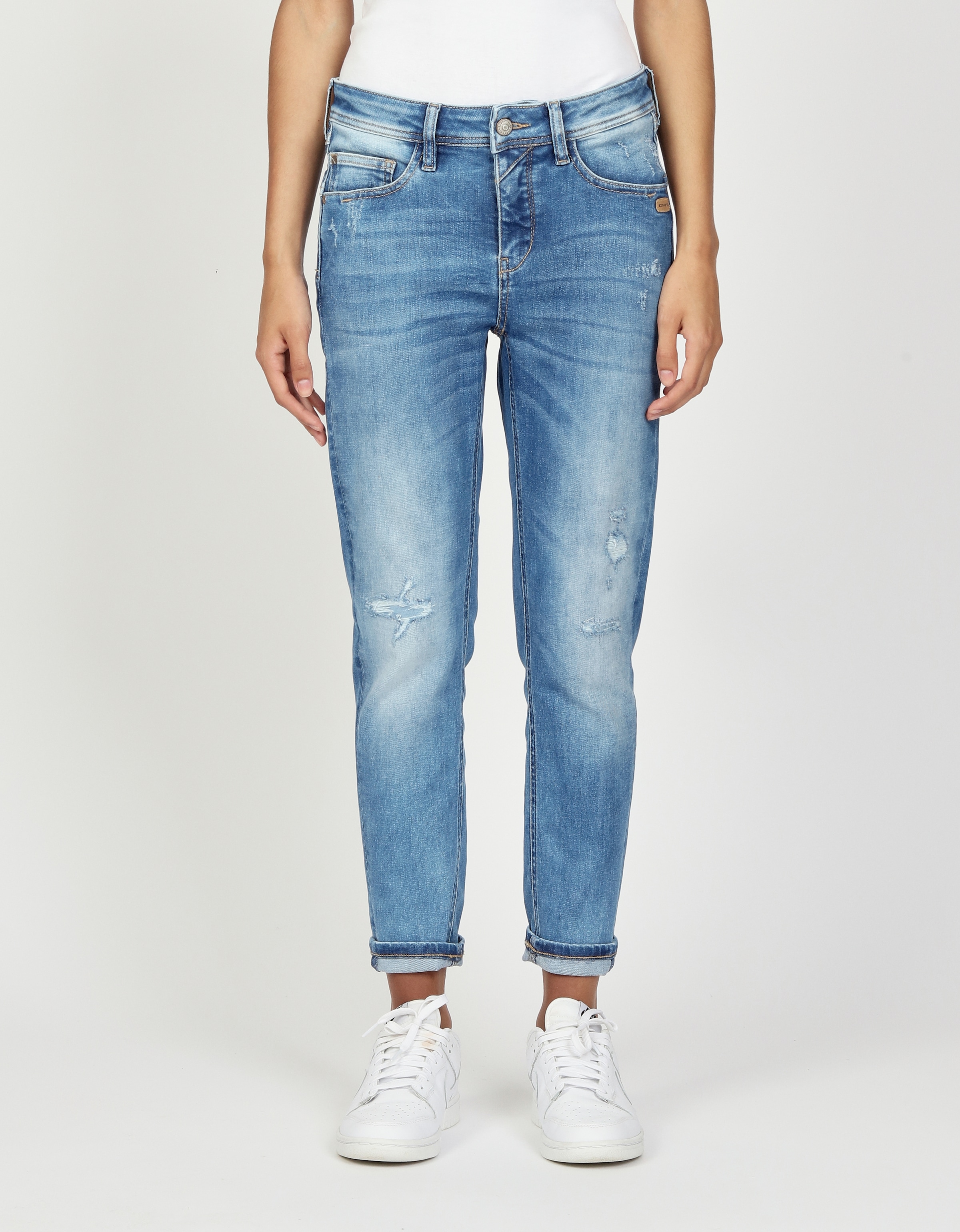 GANG "94AMELIE CROPPED" aus robustem Gabardine Stretch günstig online kaufen