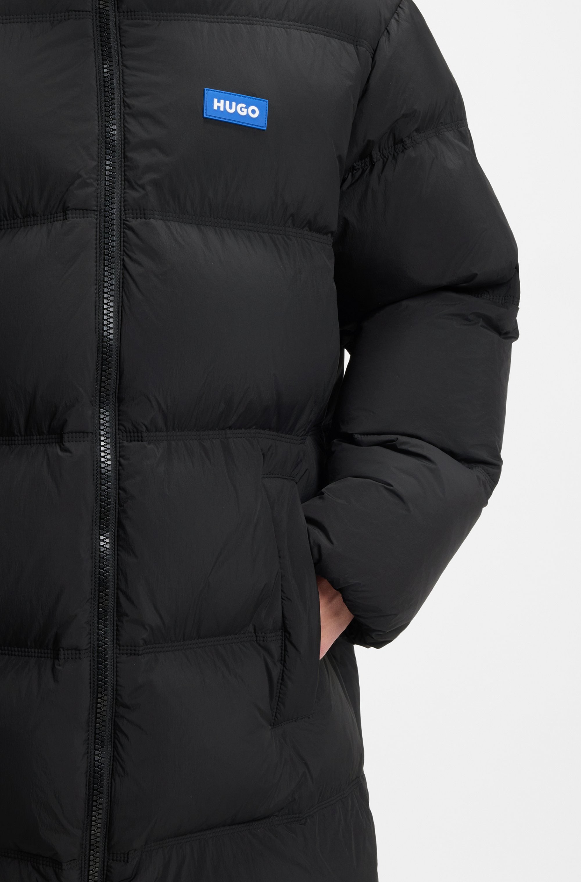 HUGO Winterjacke »Bodi« mit Kapuze mit Kapuze, warm wattiert, Relaxed Fit