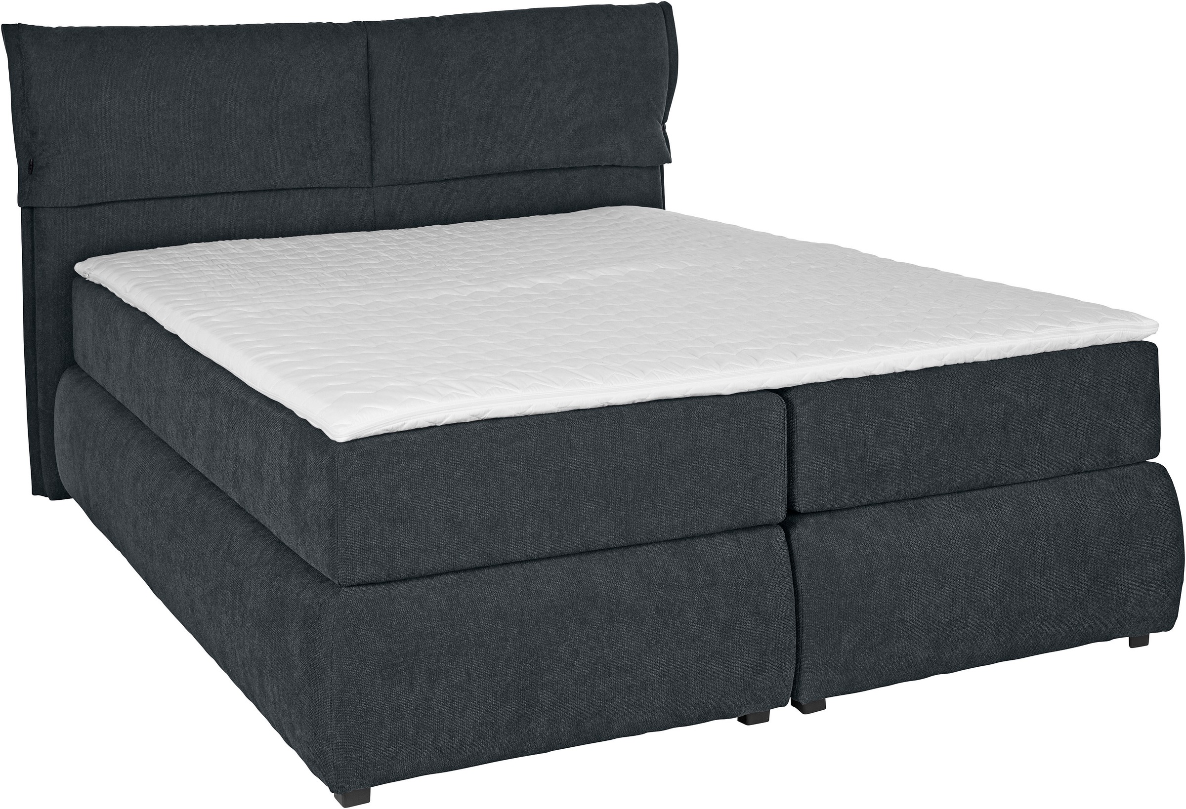 andas Boxspringbett »Jenson«, in 4 Farben, 4 Breiten, 3 Matratzenarten in 2 Härtegraden, Topper