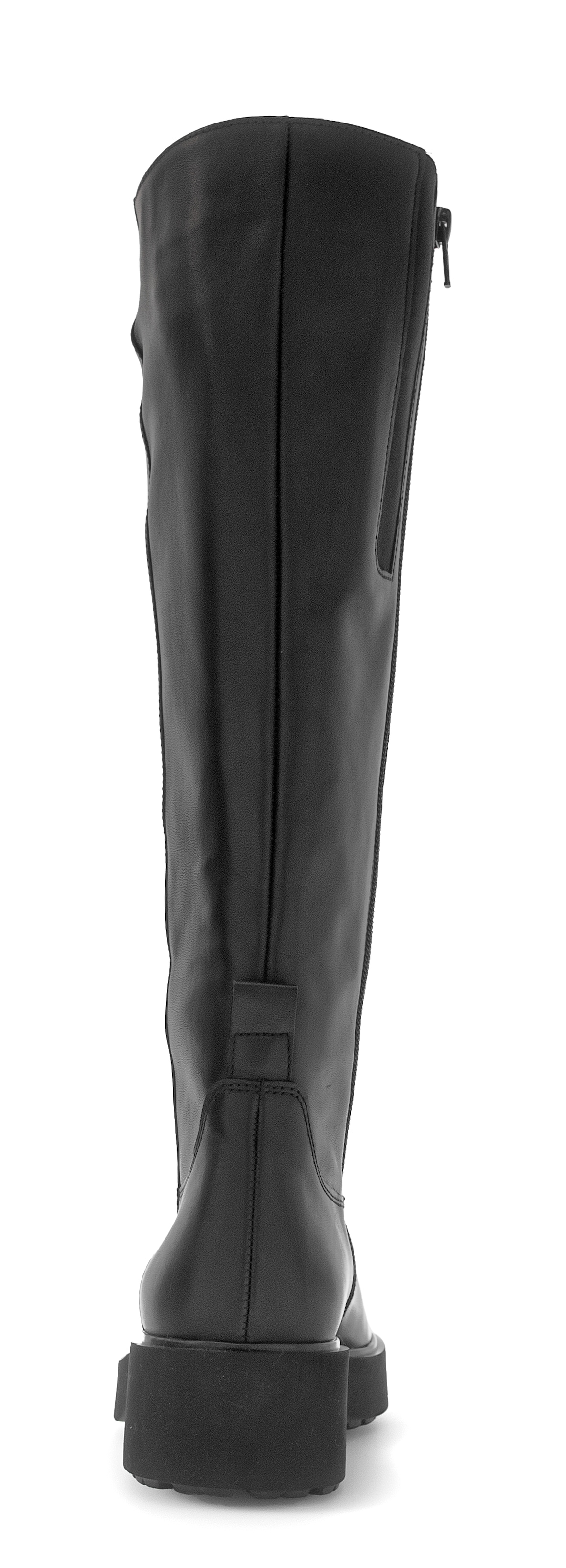 Gabor Stiefel, Blockabsatz, Langschaftstiefel, Reißverschlussstiefel mit Ziernähten