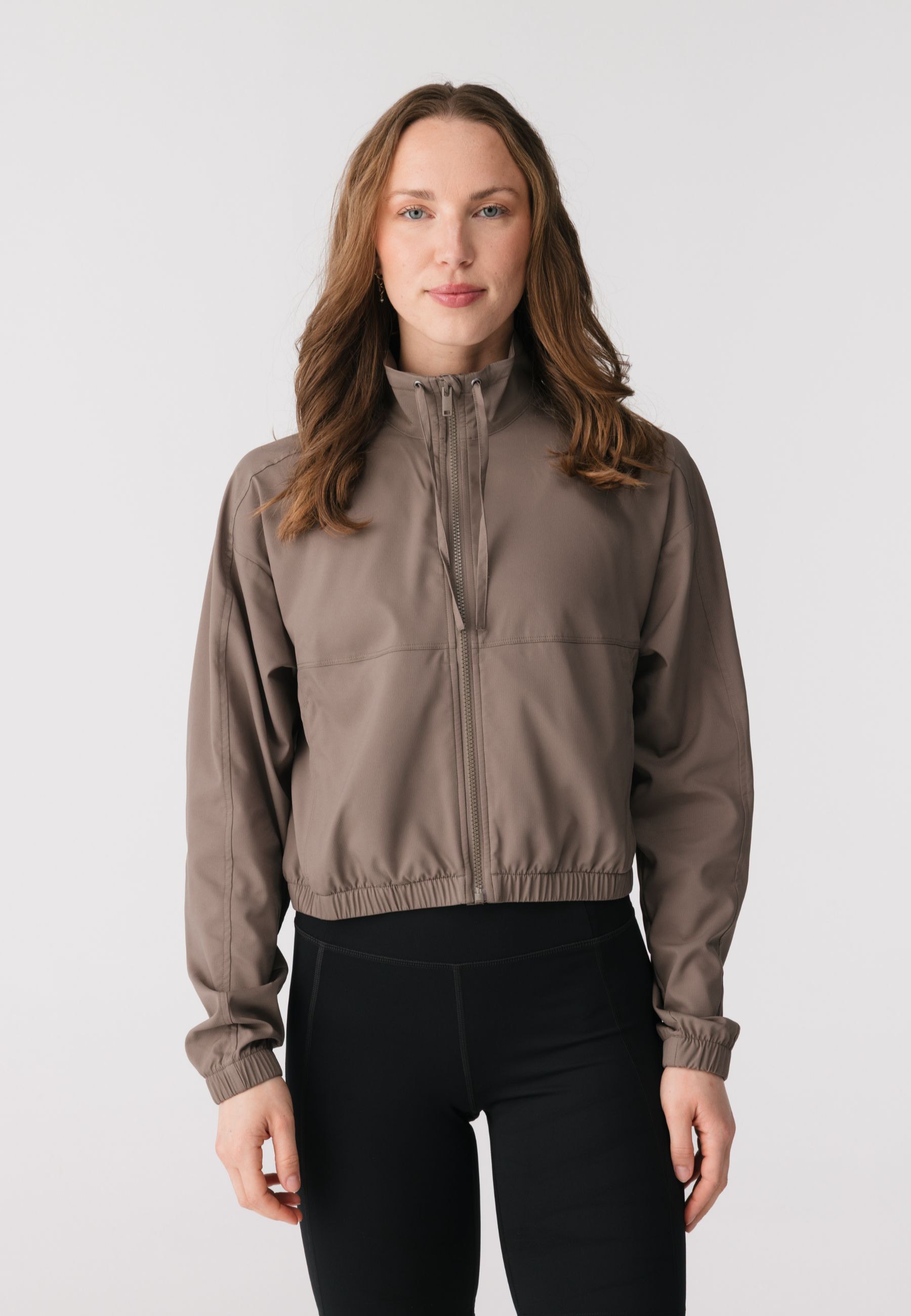 GIRLFRIEND COLLECTIVE Windbreaker »Girlfriend Collective Miller Zip Up Track Jacket« 1 Stk. tlg. ohne Kapuze