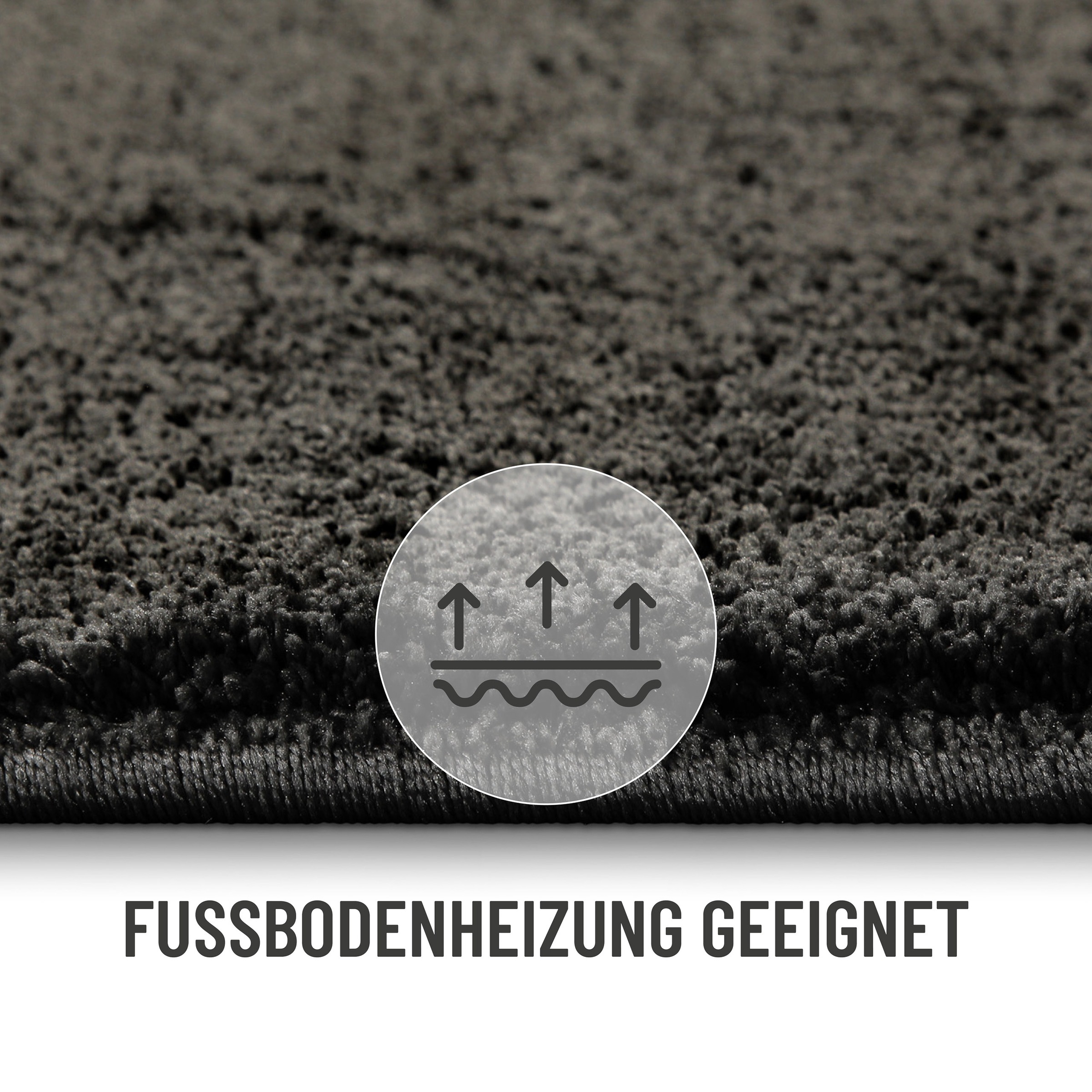 Wecon home Basics Teppich »Nova«, quadratisch, 25 mm Höhe, Kurzflor Teppich, gewebt, Läufer, robust, Wohnzimmer, Schlafzimmer