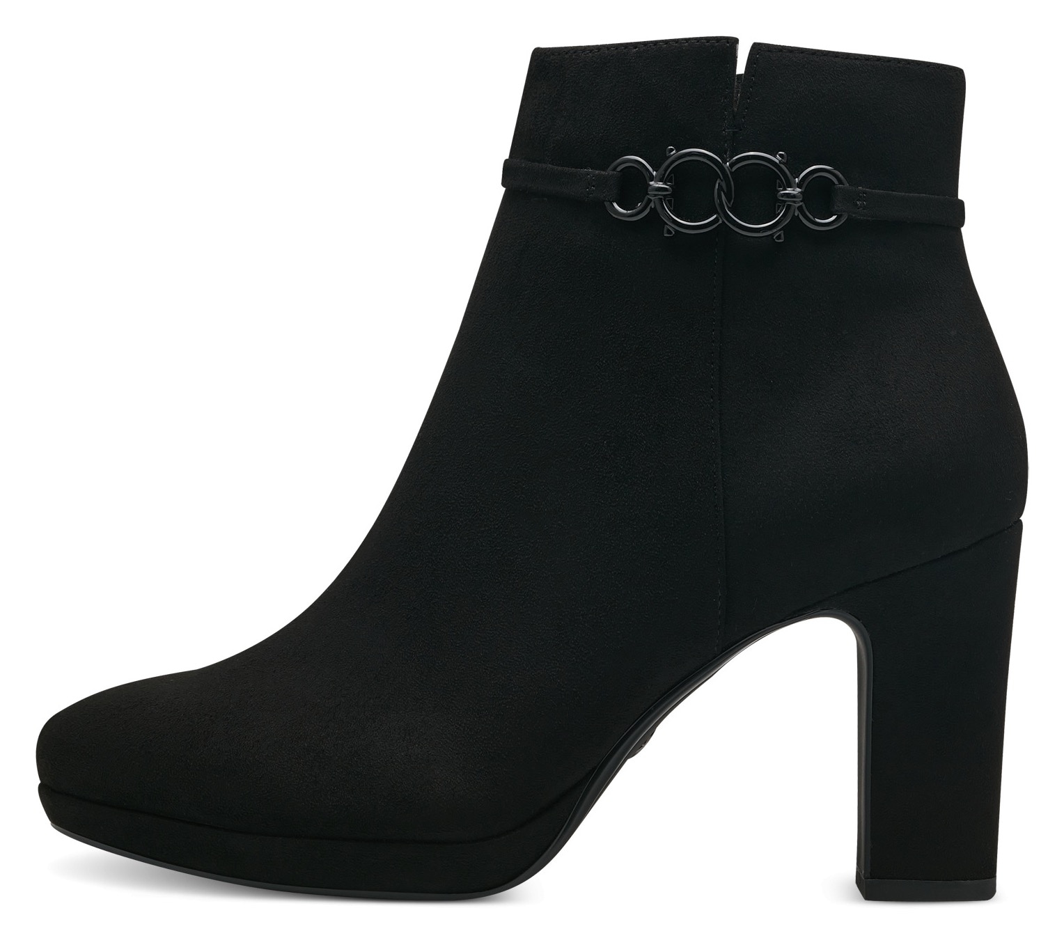 Tamaris High-Heel-Stiefelette Businessschuh, High-Heel-Stiefelette mit dezenter Verzierung