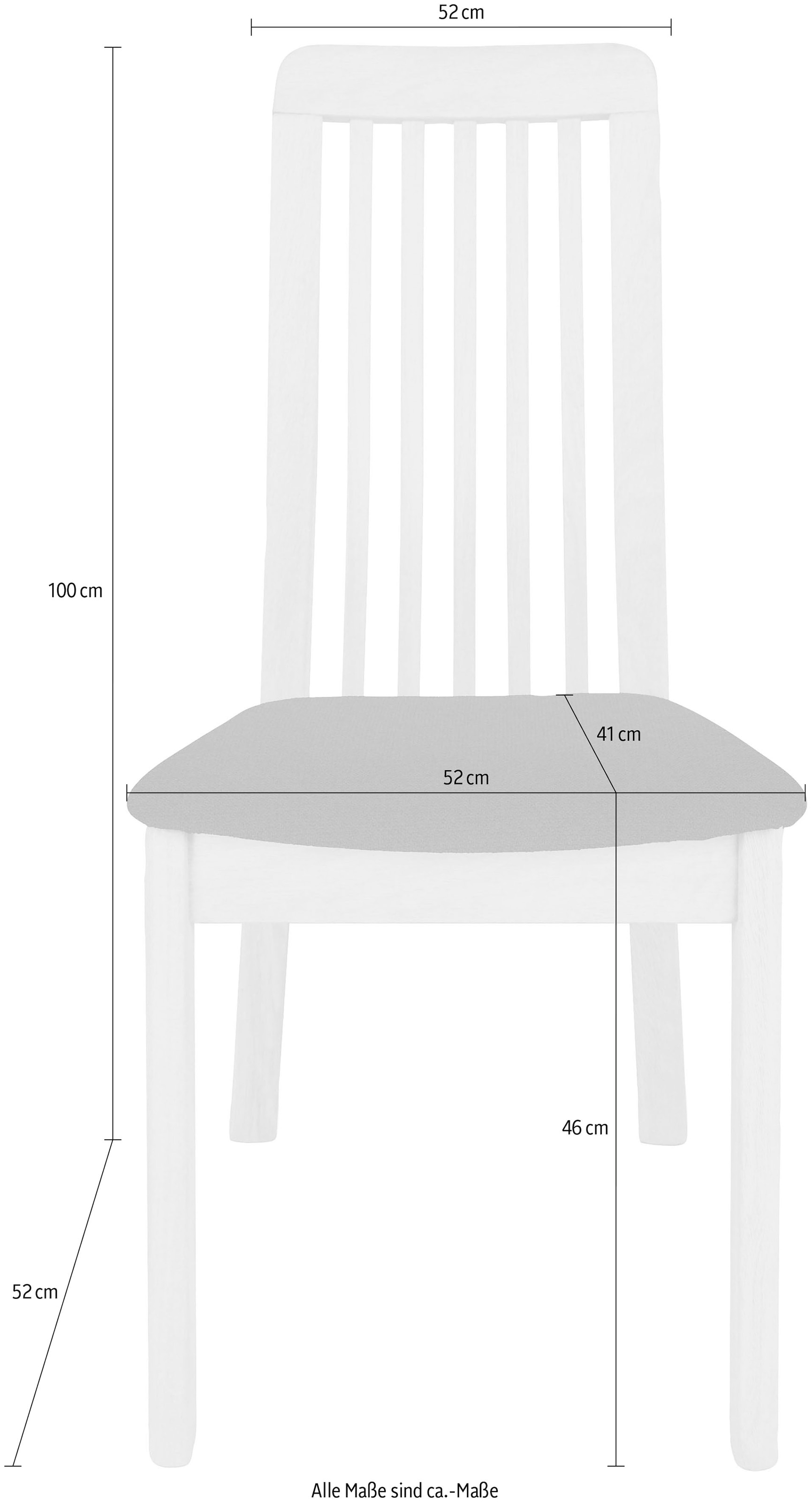 Hammel Furniture Esszimmerstuhl »Findahl by Hammel Line«, 2 St., 2er Set, Massivholz, gepolsterte Sitzfläche, versch. Farbvarianten