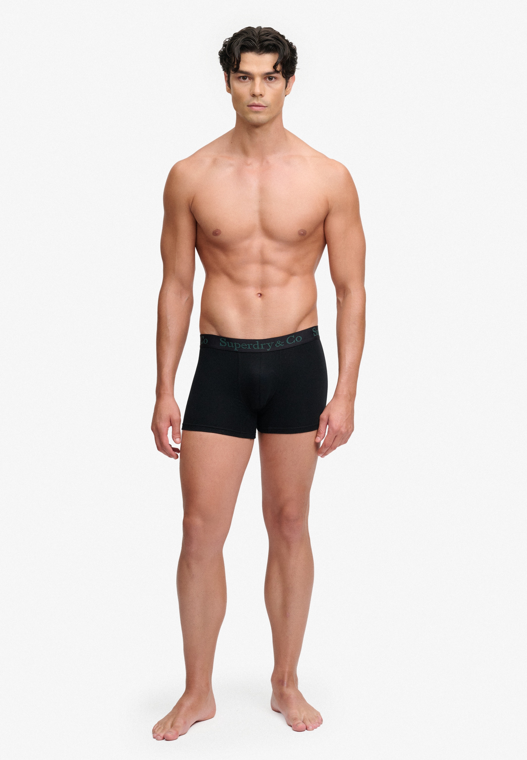 Superdry Boxershorts »SDRY & CO TRUNK TRIPLE PACK« Packung, 3 Stk. Baumwollmischung, slim fit