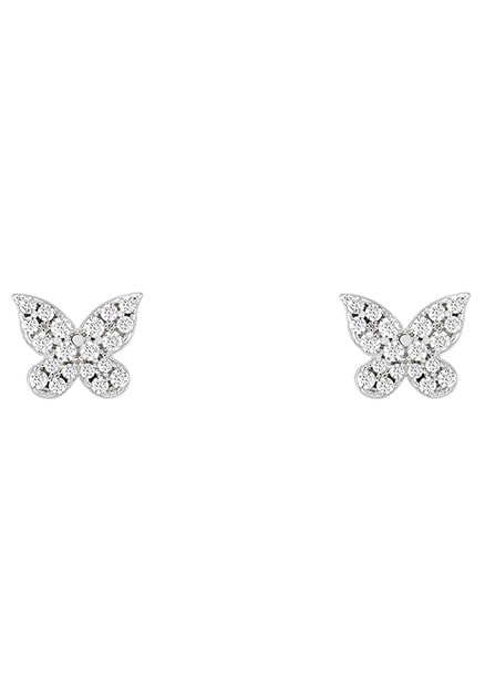 UNIKE JEWELLERY Paar Ohrstecker »MIX&MATCH BUTTERFLY SCHMETTERLING, UK.BR.1204.0119«, mit Zirkonia (synth.)