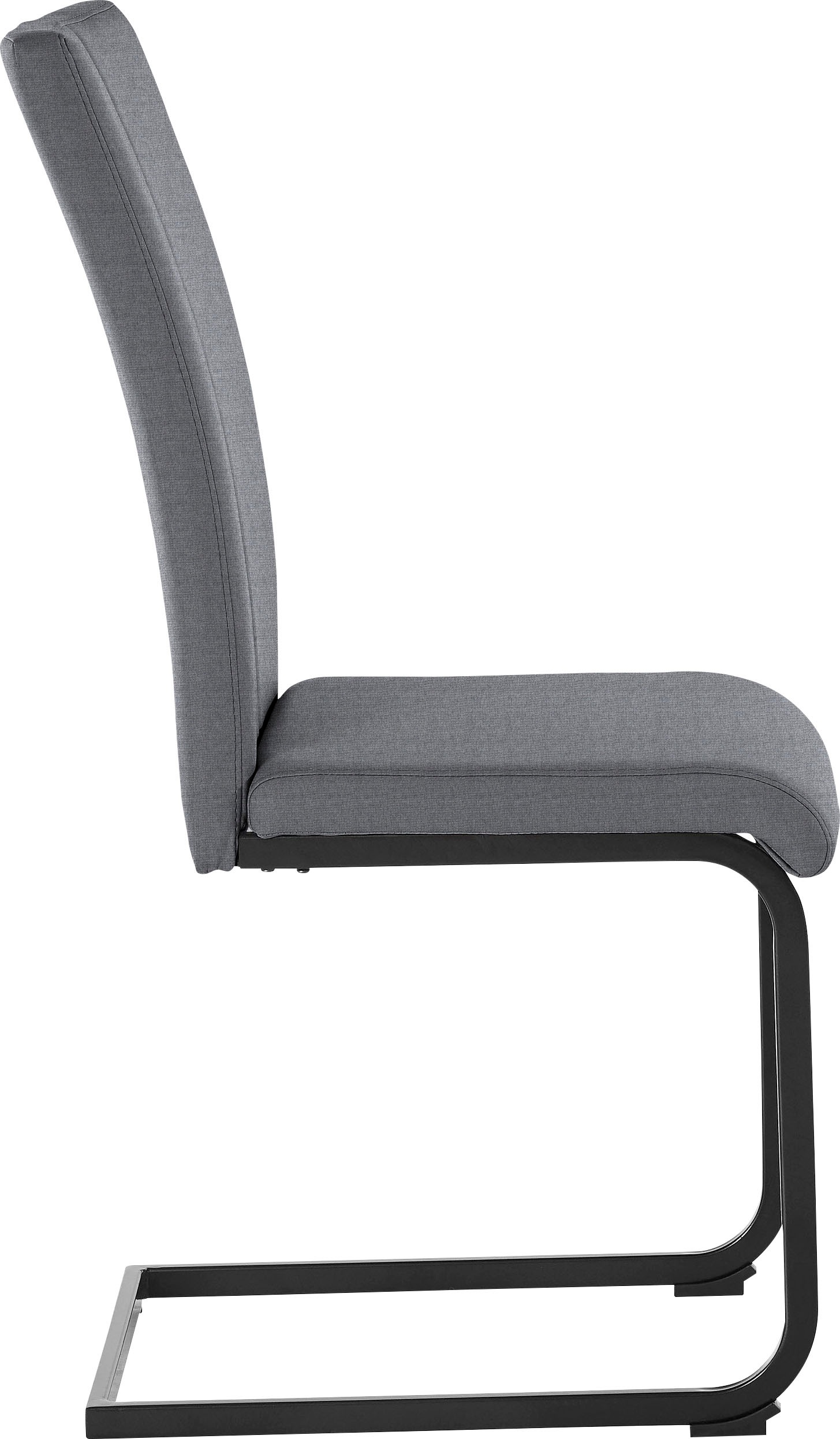 Home affaire Freischwinger »Oliver«, (Set), 2 St., Struktur weich, Stuhl belastbar bis 120 Kg