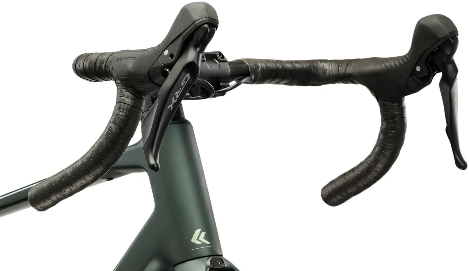 Kross Gravelbike »KROSS Gravelbike Carbon Esker ADV 1.0 28" grün 12 Gänge 2026« 12 Gang Shimano GRX RX822 Schaltwerk Kettenschaltung Rahmen aus Carbon