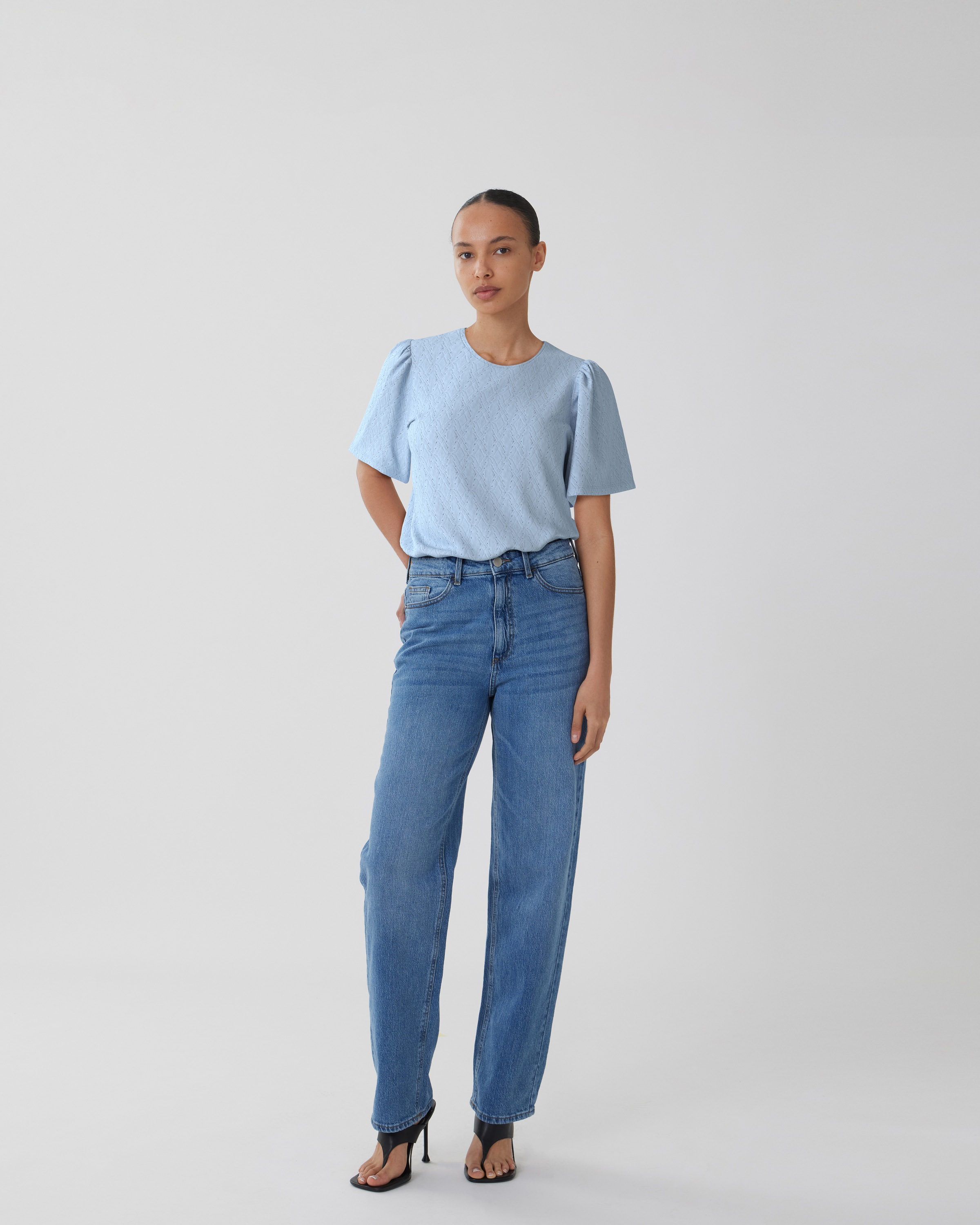 Vila Rundhalsshirt "VIBELLI O-NECK S/S TOP - NOOS" günstig online kaufen