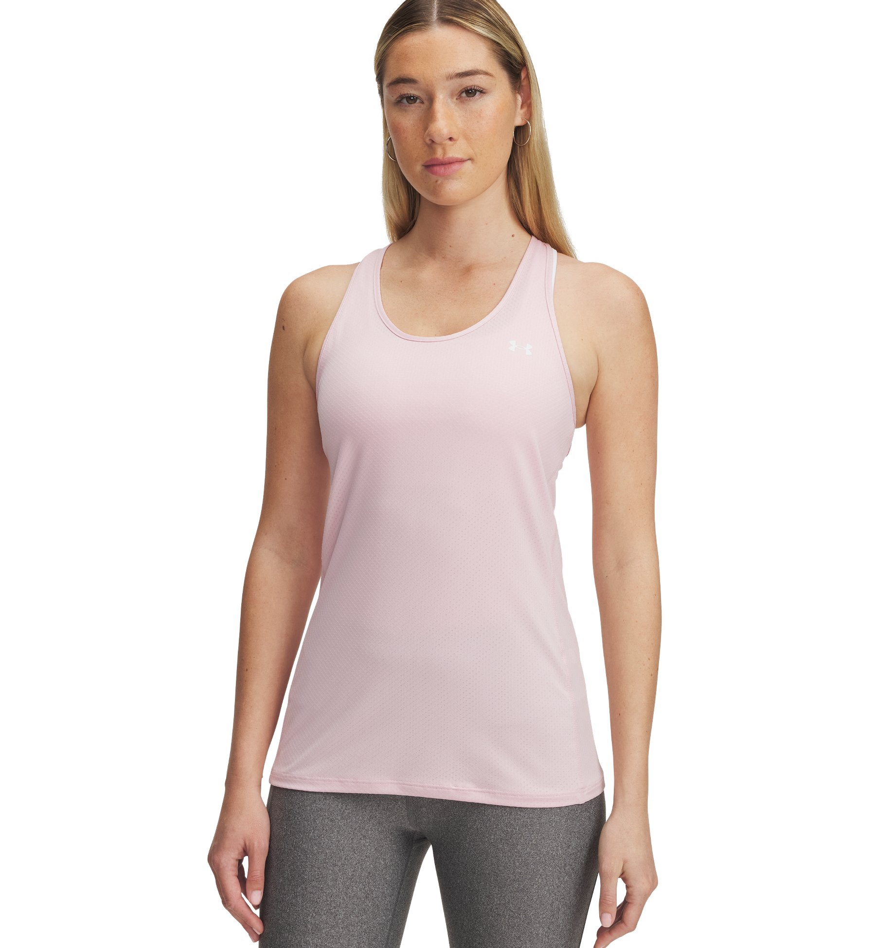UNDER ARMOUR Damen Trainingstop "TECH", weiß, Gr. M, Obermaterial: 94% Polyester, 6% Elasthan, Tops