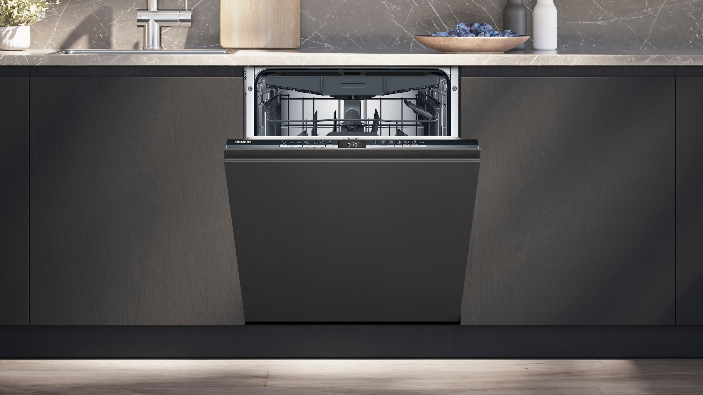 SIEMENS vollintegrierbarer Geschirrspüler iQ300 »SN73EX02CE«, 14 Maßgedecke
