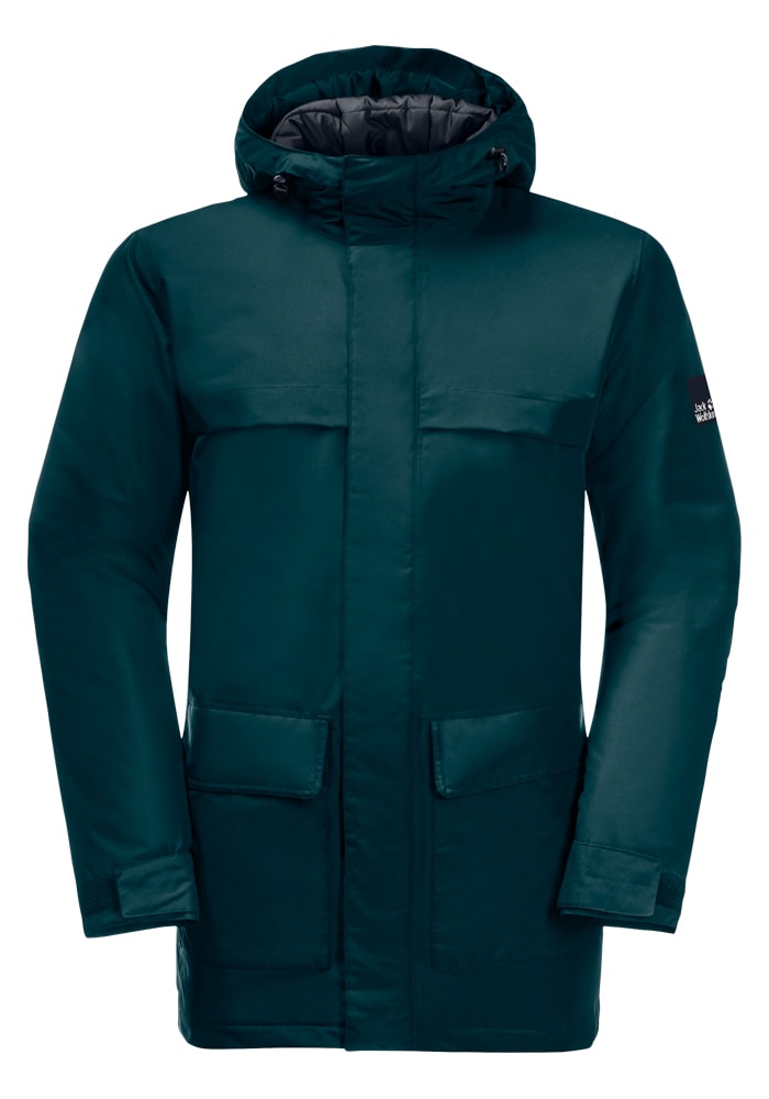 Jack Wolfskin Funktionsparka "WINTERLAGER PARKA M", mit Kapuze