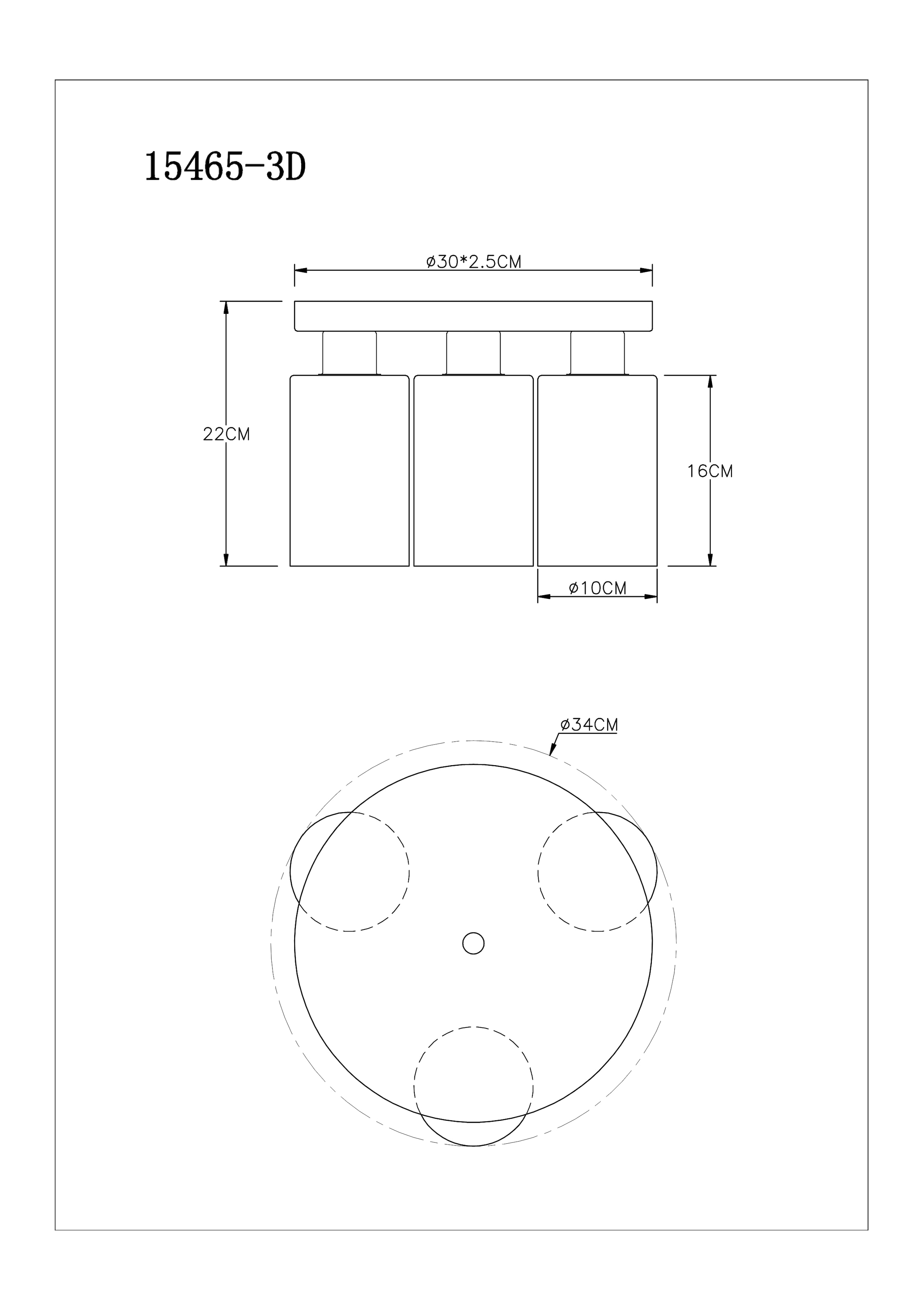 GLOBO LIGHTING Deckenleuchte »HADERA«, Leuchtmittel E27 | ohne Leuchtmittel, Deckenlampe/Glas ruchfarben/Wohnzimmer/Flur/ø: 340mm