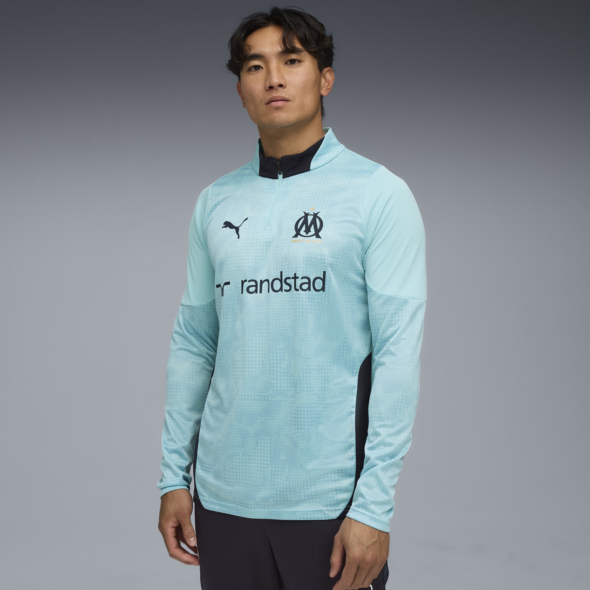 PUMA T-Shirt »Olympique de Marseille Trainingstop Herren«