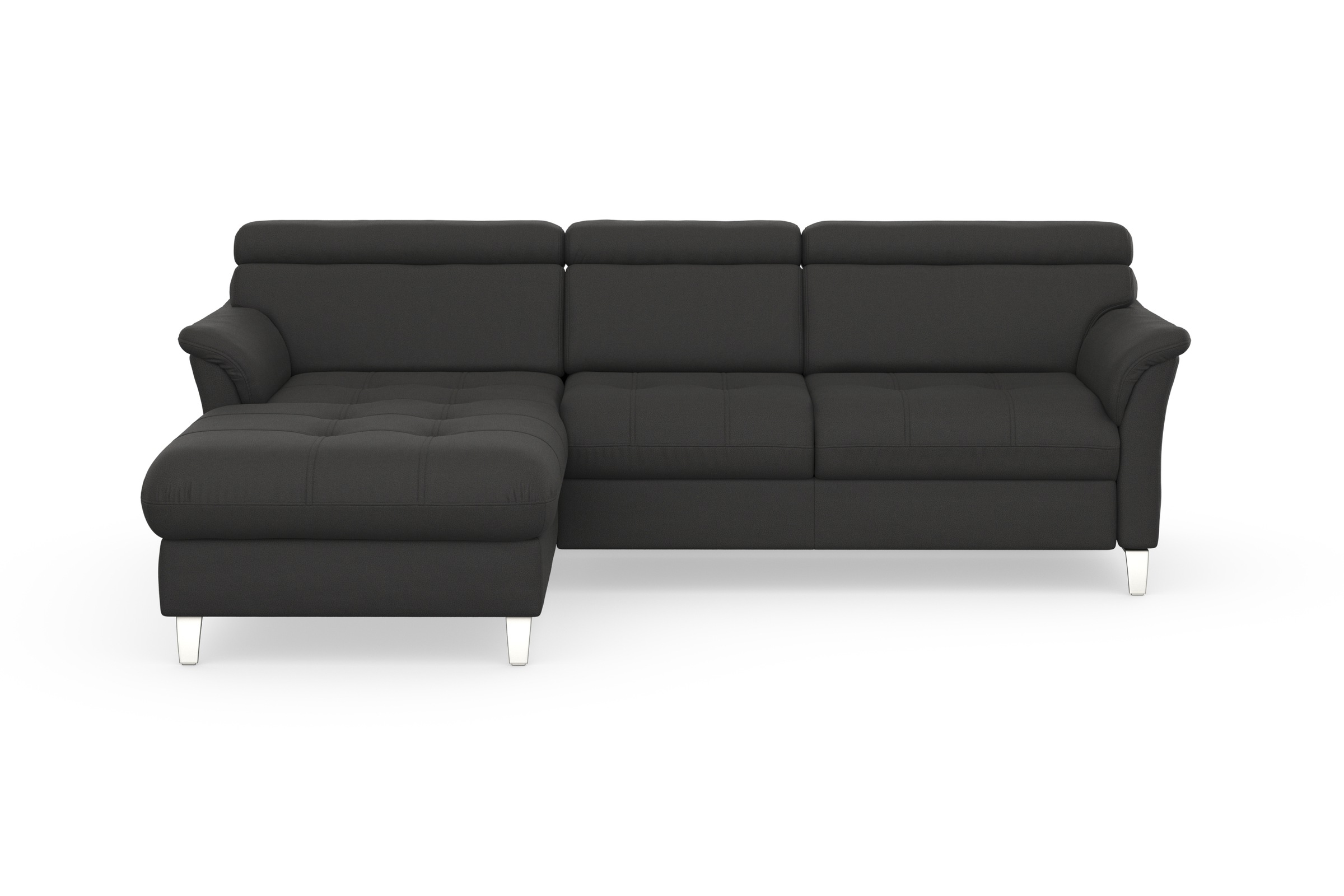 sit&more Ecksofa »Marano L-Form«, inklusive Kopfteilverstellung, wahlweise mit Bettfunktion, Bettkasten