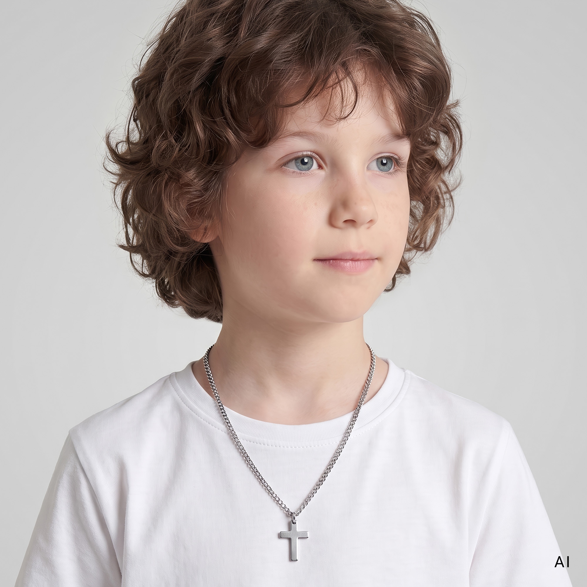 s.Oliver Kette mit Anhänger »Schmuck Geschenk Edelstahl Halskette The Cross, Kreuz«