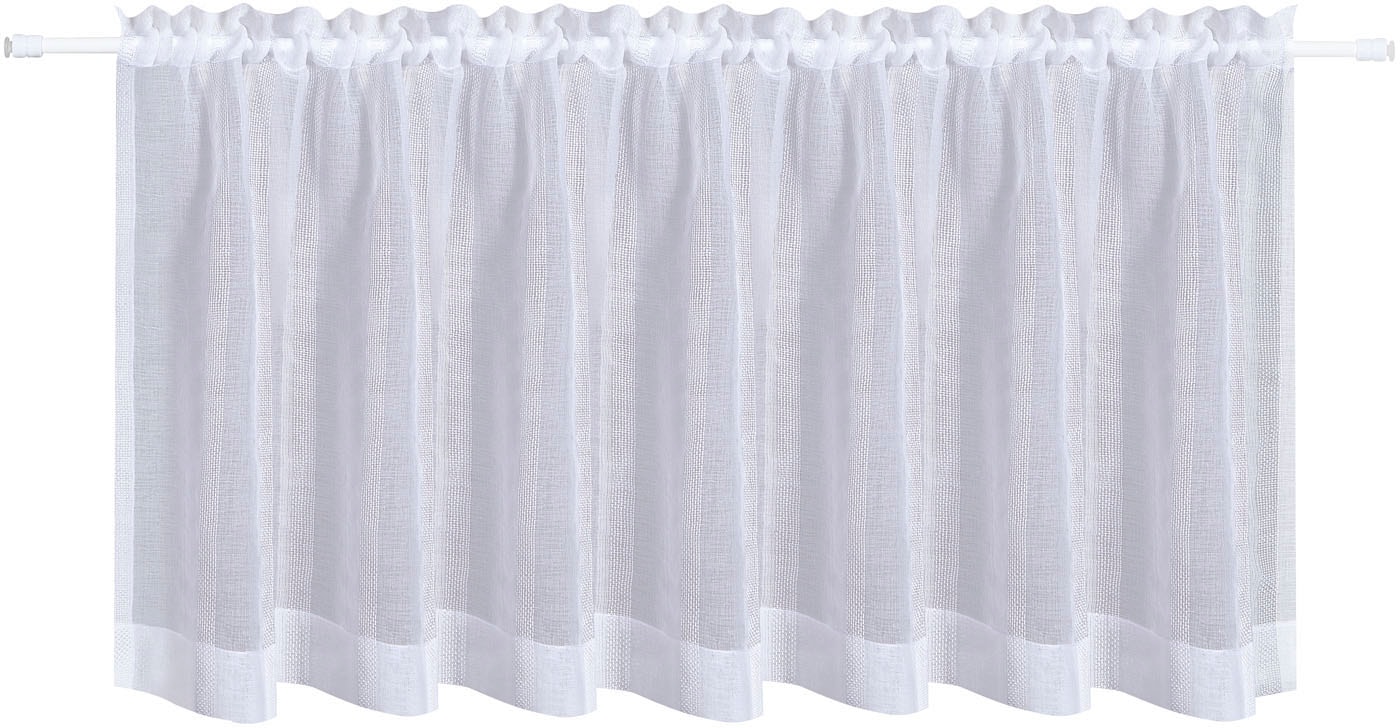 Gerster Scheibengardine "Elke" Stangendurchzug 1 Stk. tlg. HxB: 50x140, mit günstig online kaufen