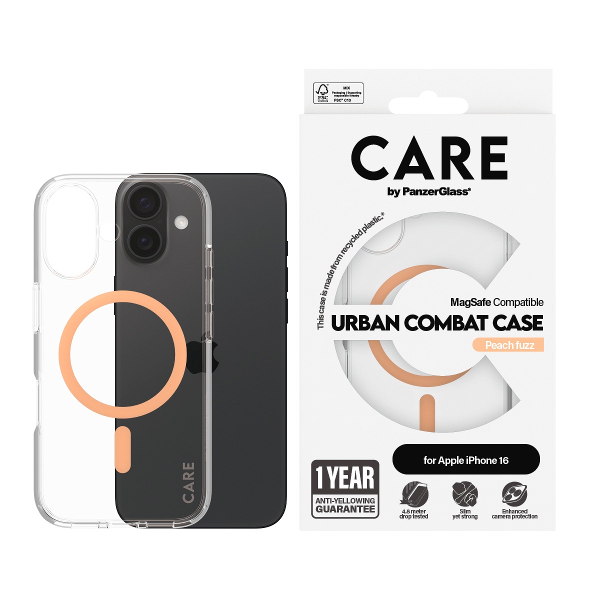 Handyhülle »Urban Combat Case für Apple iPhone 16«, iPhone 16, Backcover, Schutzhülle,...