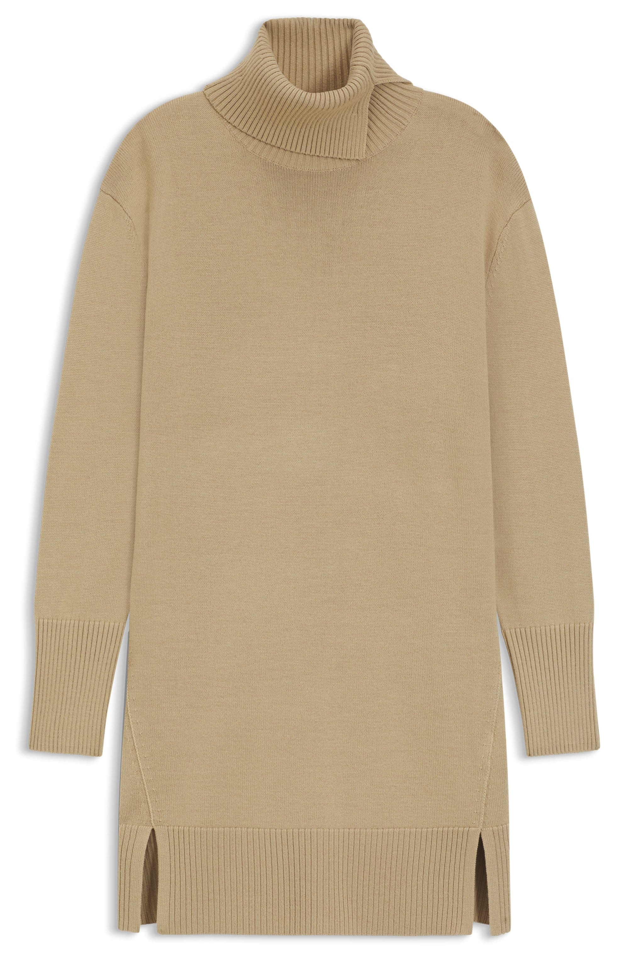 BOSS ORANGE Strickkleid "Feringatessa Premium Damenmode", Relaxed Fit, mit günstig online kaufen