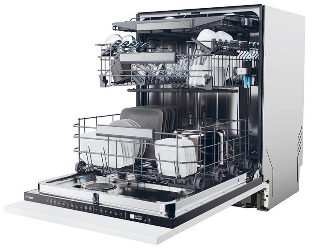 Haier vollintegrierbarer Geschirrspüler I-PRO SHINE SERIE 4 »XS 6B0M3PDB«, 16 Maßgedecke