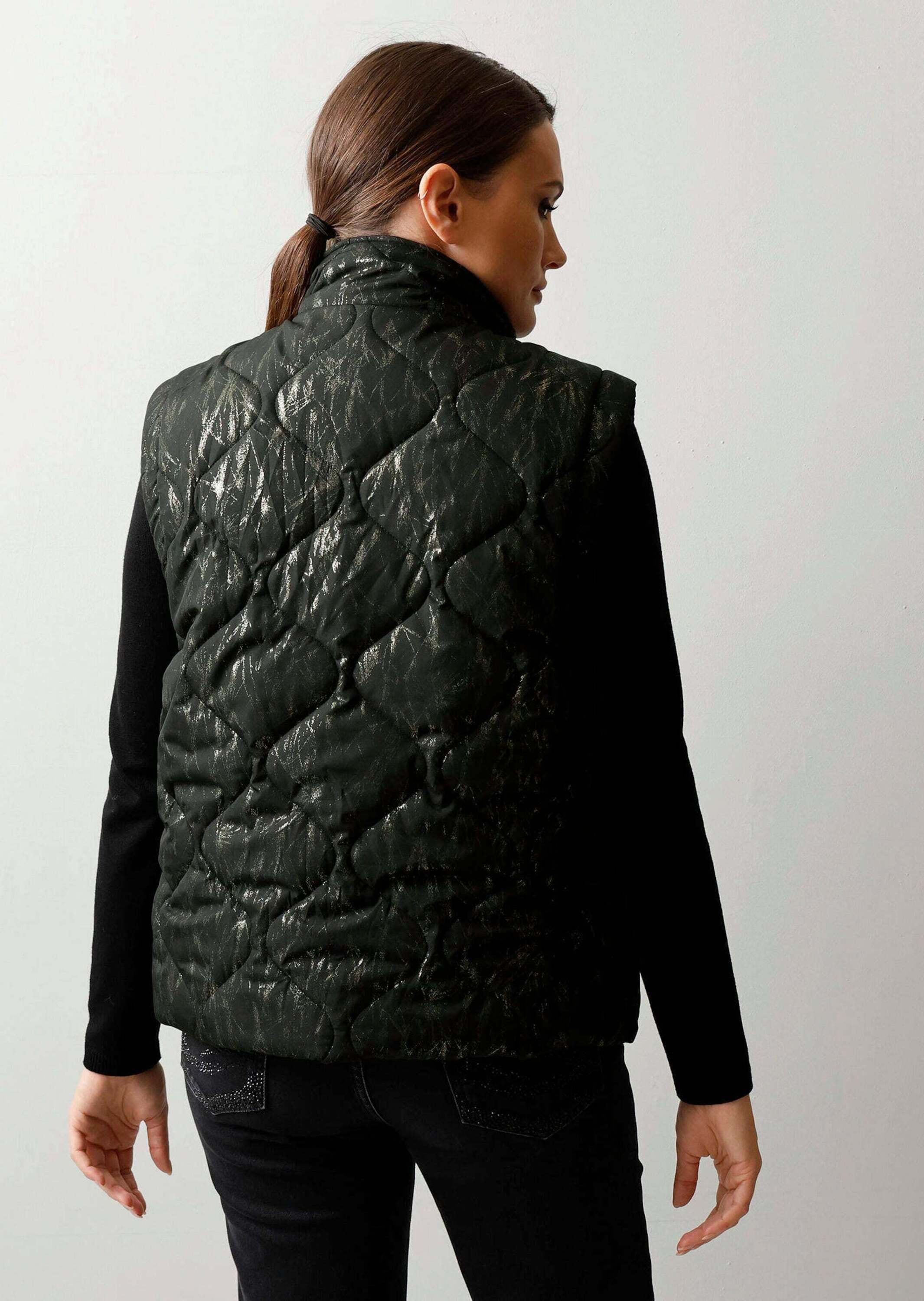Alba Moda Steppjacke »Steppjacke Steppjacke mit Wellenstepp«