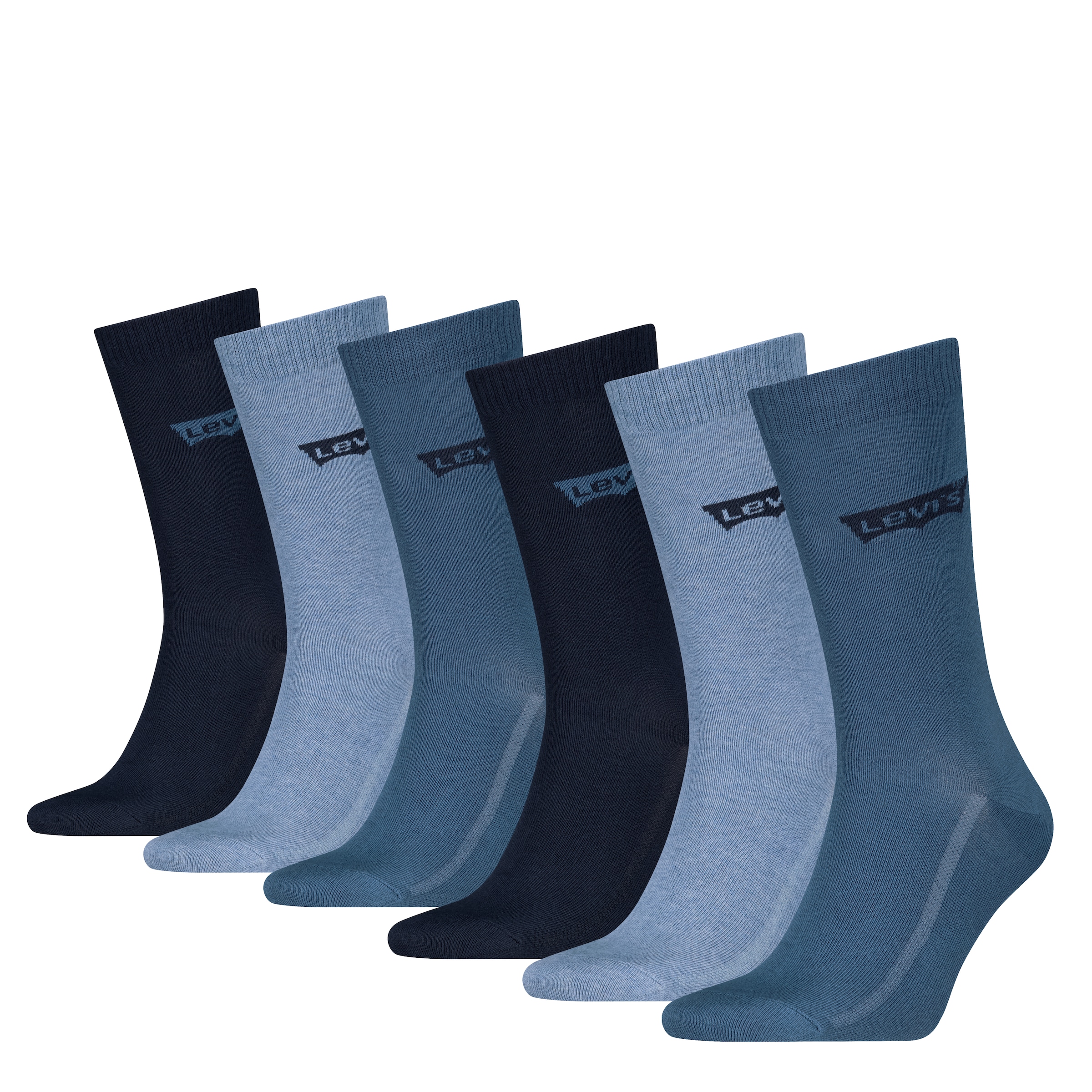 Levis Socken "LEVIS REGULAR CUT BATWING LOGO 6P RECYCLED CO ECOM" Packung, günstig online kaufen
