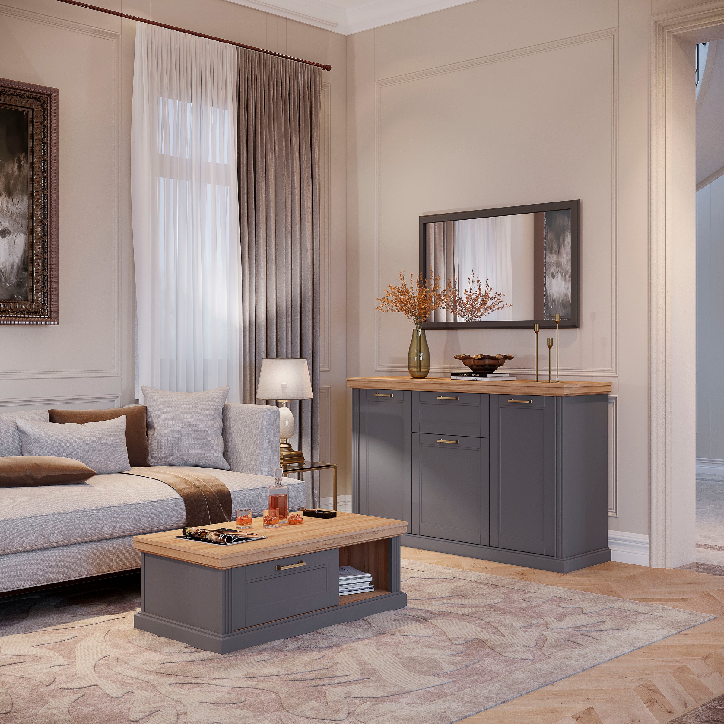 OTTO home Kombikommode "Tara, im klassischen Landhausstil, FSC-zertifiziert günstig online kaufen