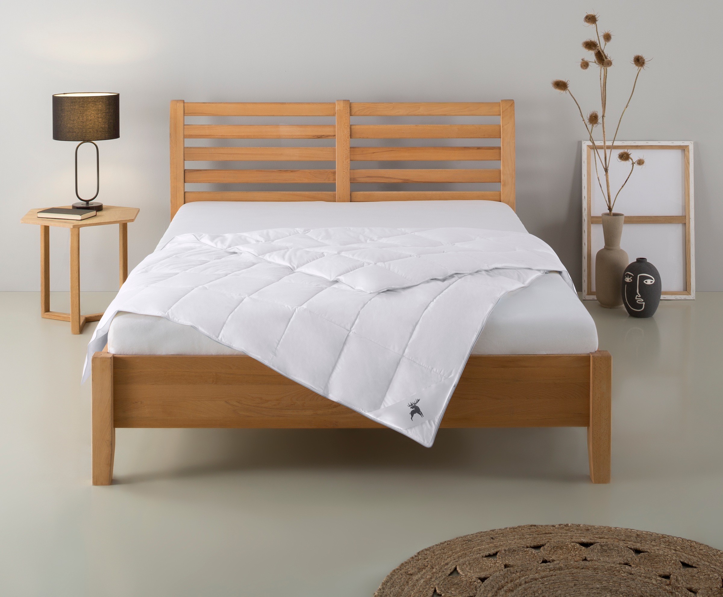 Älgdröm Daunenbettdecke "Lodiken Bettdecke 135x200 cm, 155x220 cm" leicht F günstig online kaufen