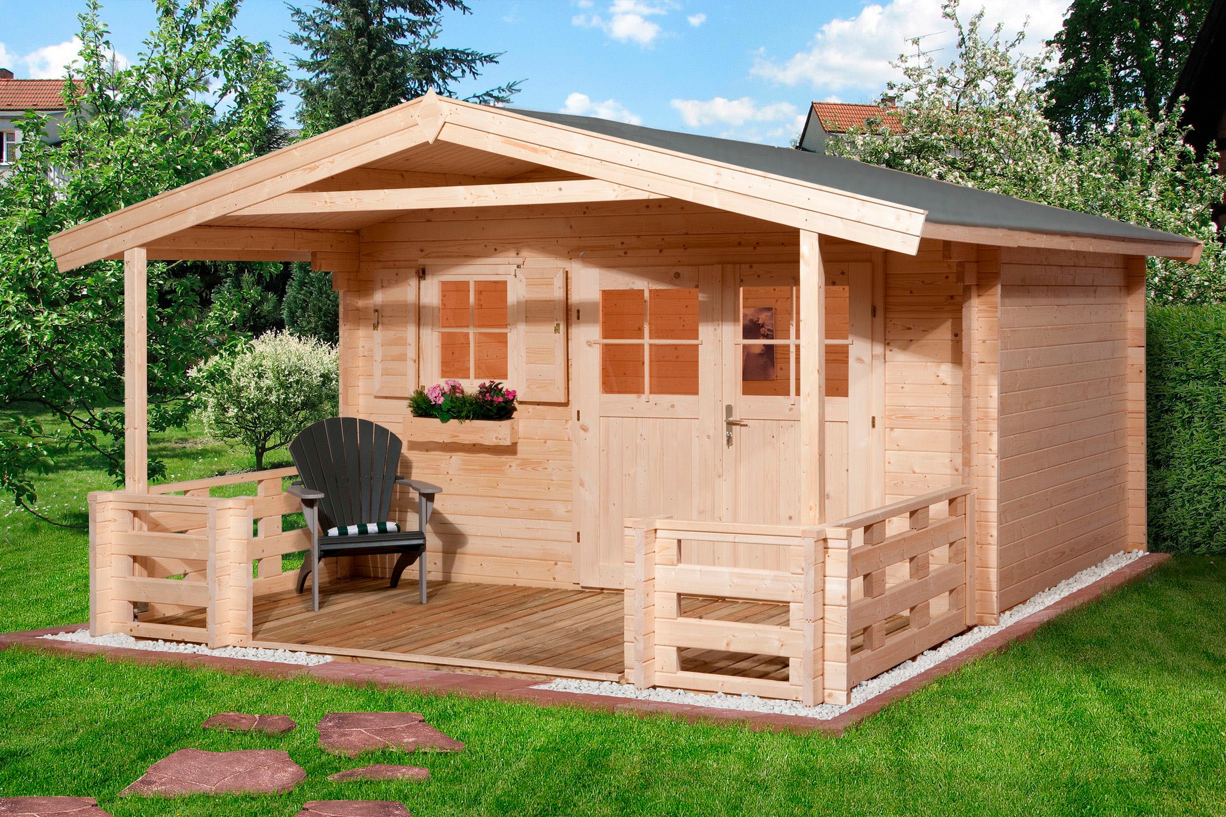 weka Gartenhaus »136 B Gr.2, 45 mm, natur«