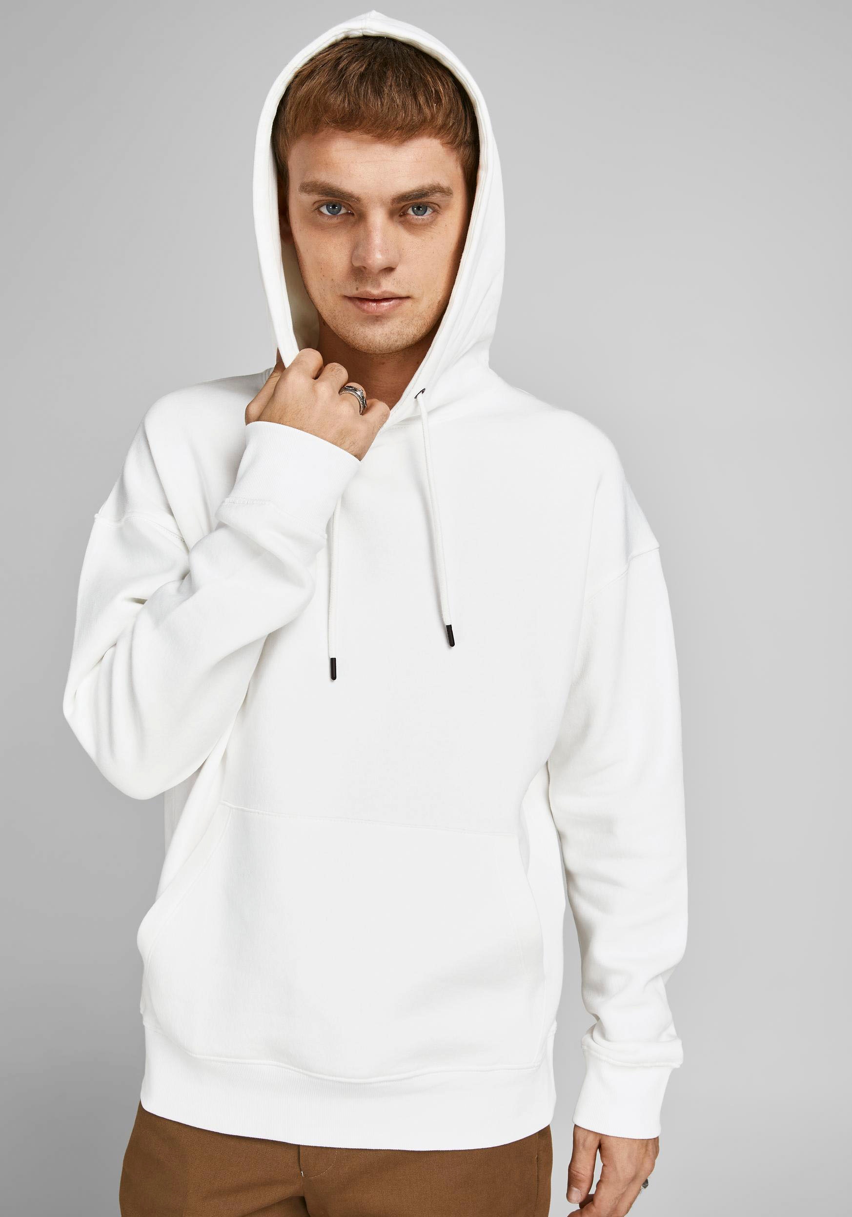 Jack & Jones Herren Hoodie Kapuzenpullover JJESTAR BASIC - Relaxed Fit günstig online kaufen