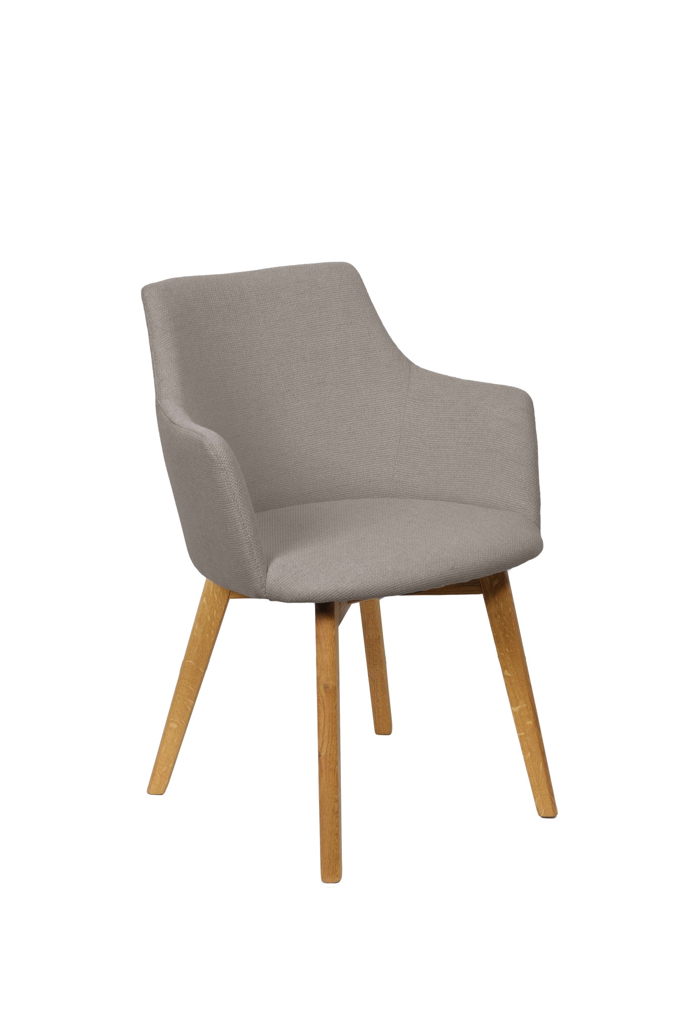 Home affaire Essgruppe »Ena Sitzgruppe für Küche/Esszimmer, Esstisch mit 4 Polsterstühlen 5tlg«, (Set, 5 tlg., 5-tlg), Stuhlbeine in Eiche Natur oder Buche Schwarz, Tisch 180 cm, U-Gestell