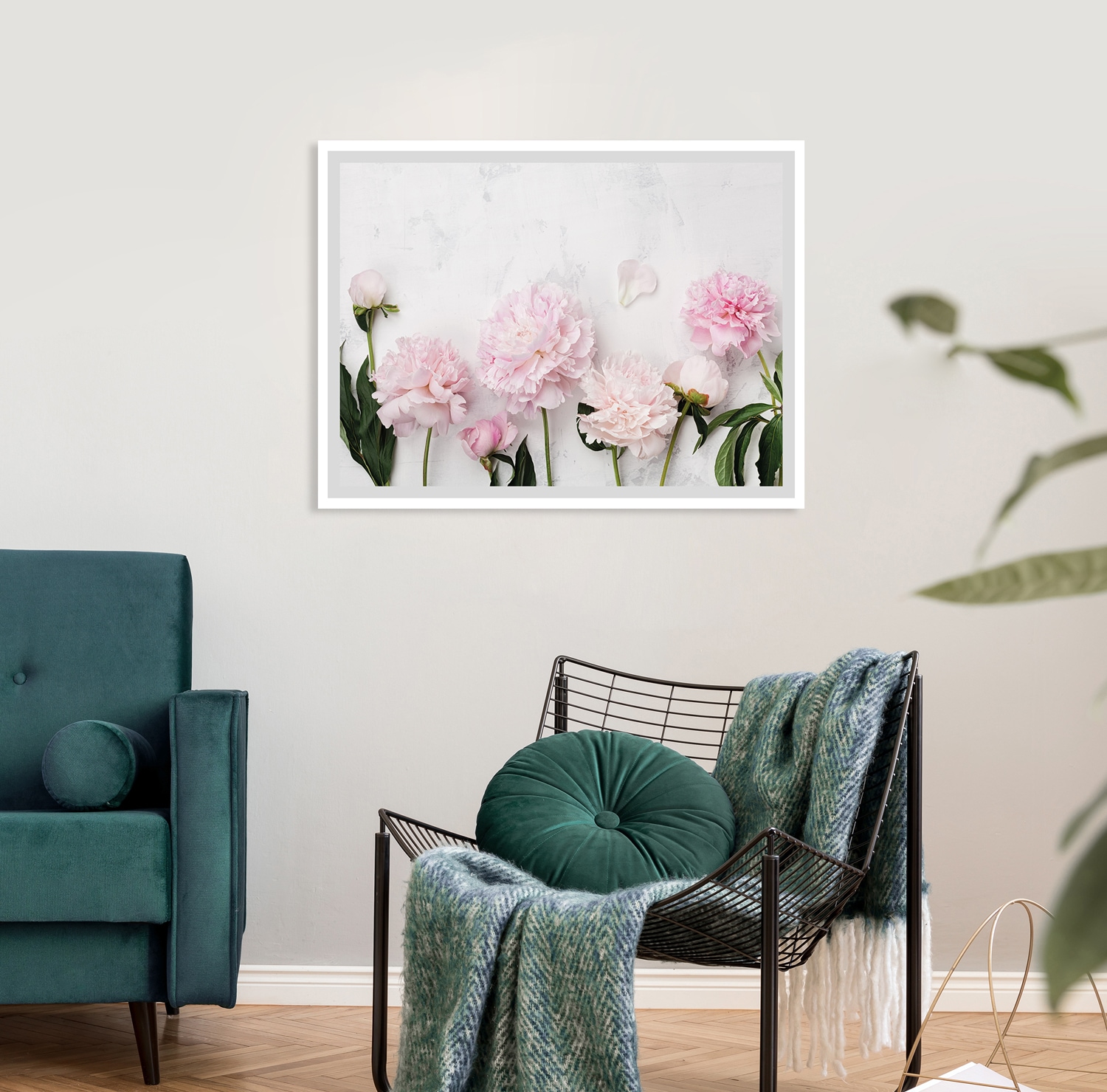 queence Bild "Bella", Blumen, gerahmt, Rosen günstig online kaufen