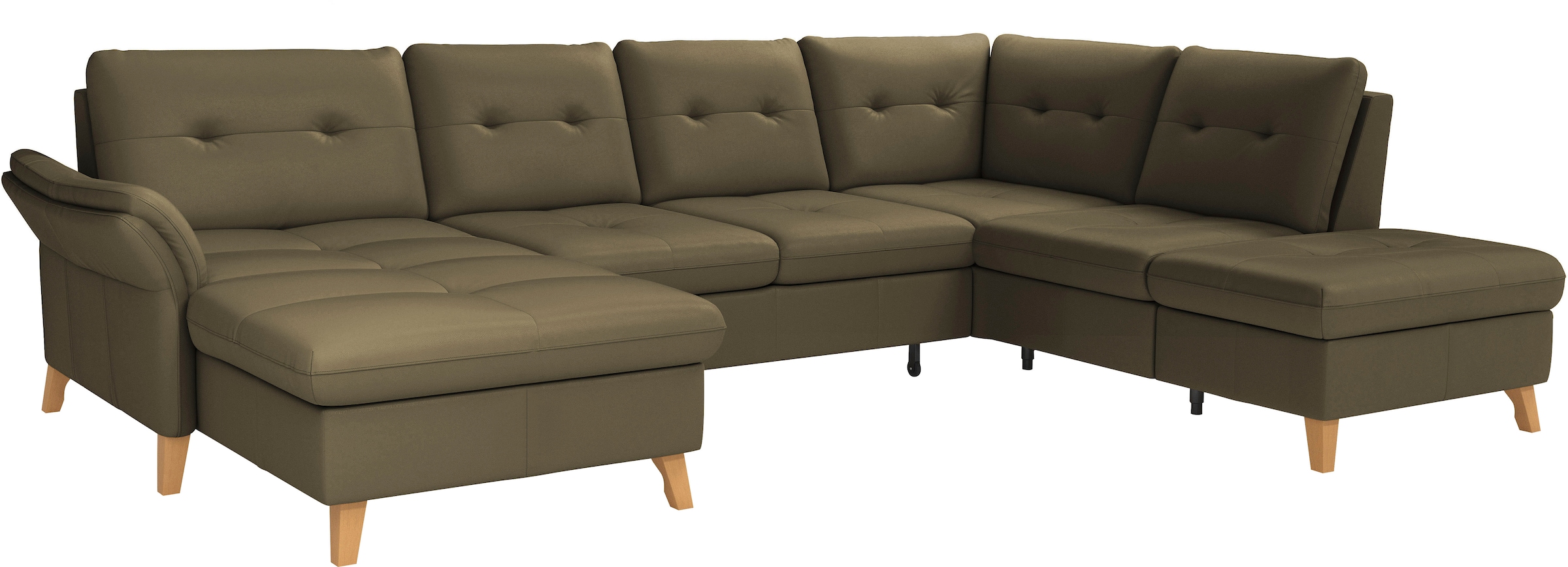 sit&more Wohnlandschaft »Göteborg«, inkl. Sitztiefenverstellung, wahlweise mit Bettfunktion & Bettkasten
