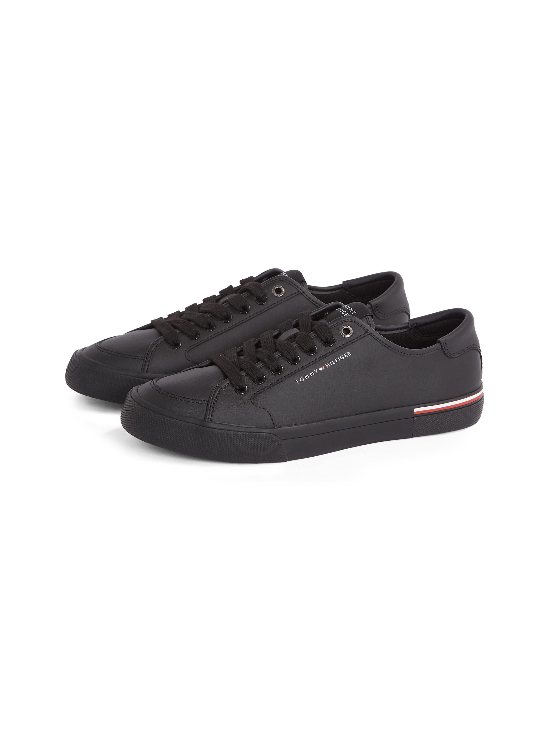 Tommy Hilfiger Sneaker "CORE CORPORATE VULC LEATHER", Freizeitschuh, Halbsc günstig online kaufen