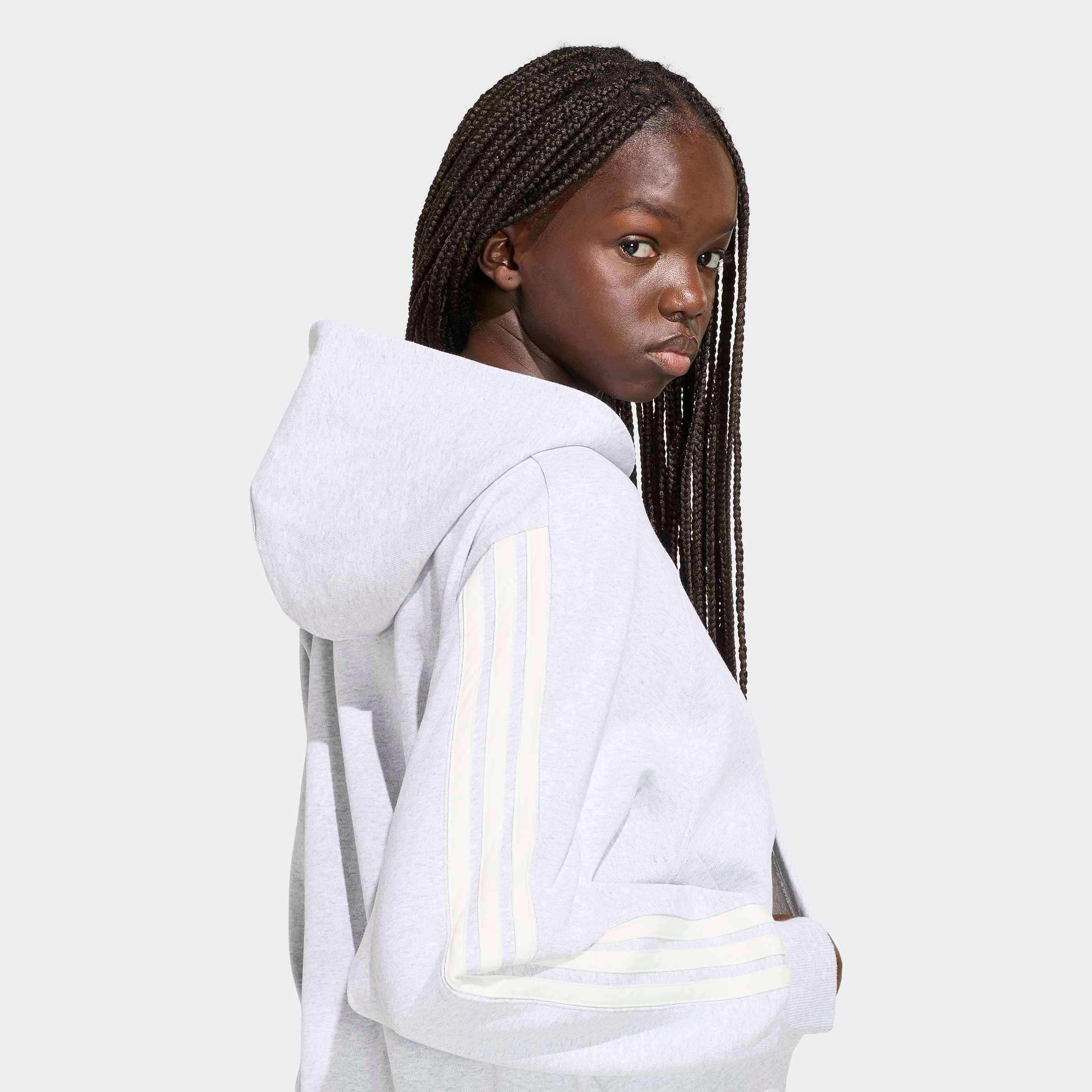 adidas Sportswear Kapuzensweatshirt »ADIDAS KIT 3-STREIFEN«, Schwere Premium-Qualität, robuste Stoffstruktur
