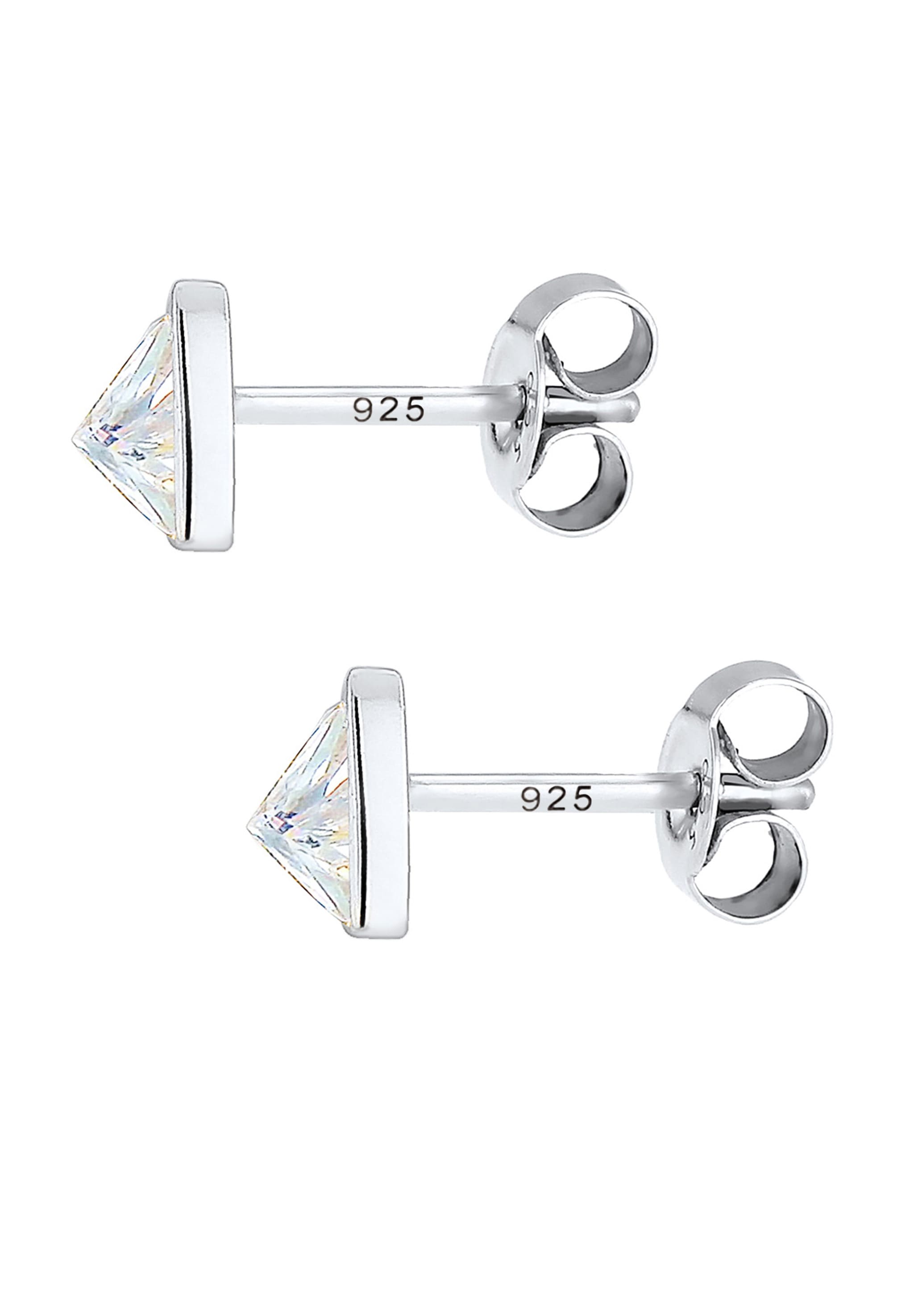 Elli Paar Ohrstecker »Stecker Dreieck Triangle Geo Zirkonia 925 Silber«