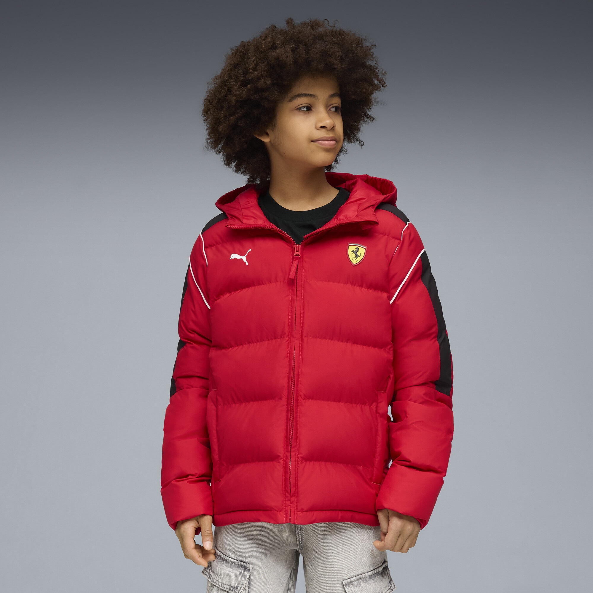 PUMA Daunenjacke "Scuderia Ferrari Sportswear MT7 Pufferjacke Jugendliche" günstig online kaufen