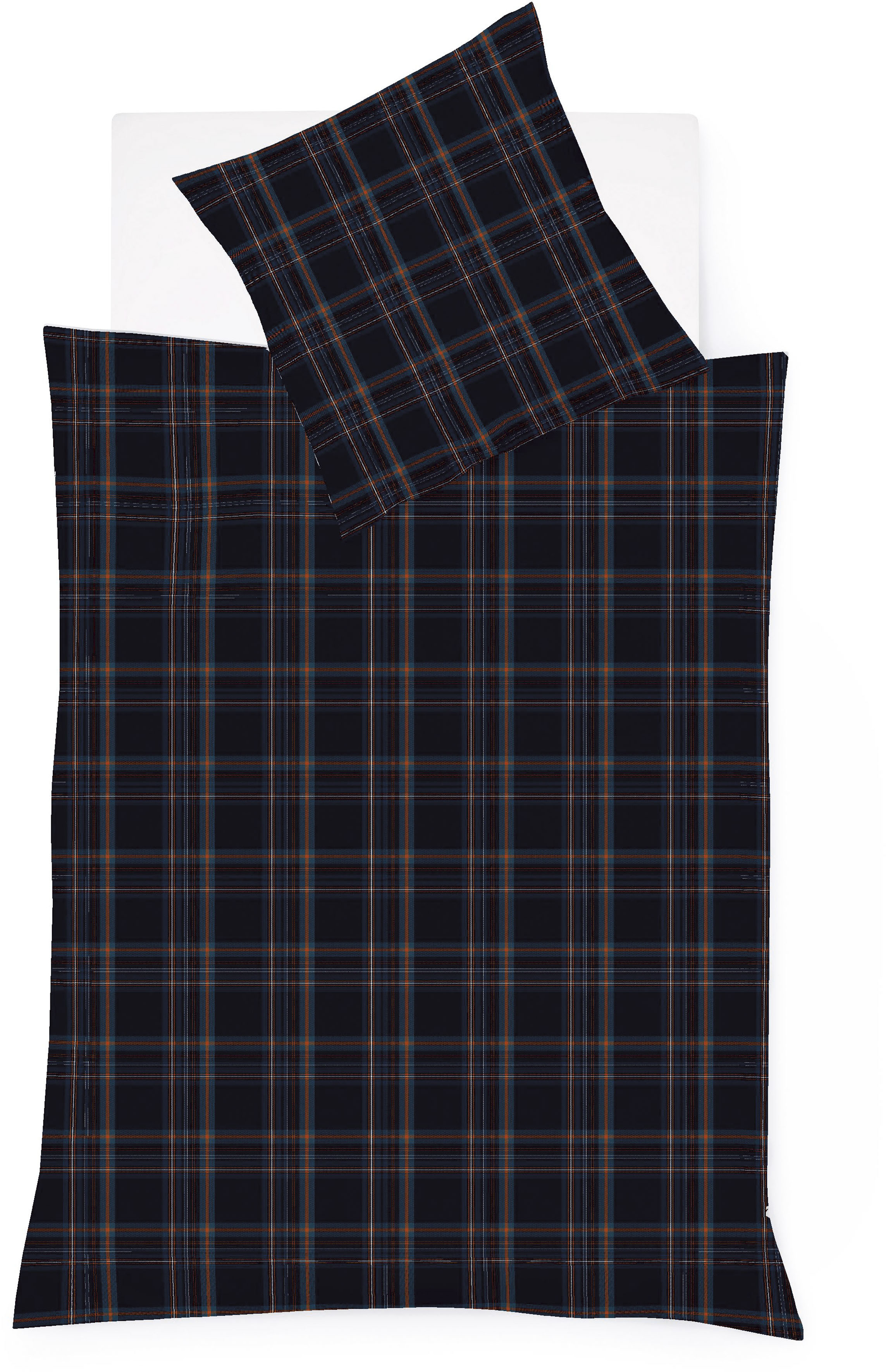 fleuresse Bettwäsche "Lech 4310" 3 Stk. Edelflanell, Baumwolle, in Gr. 135x200, 155x220, 200x200cm
