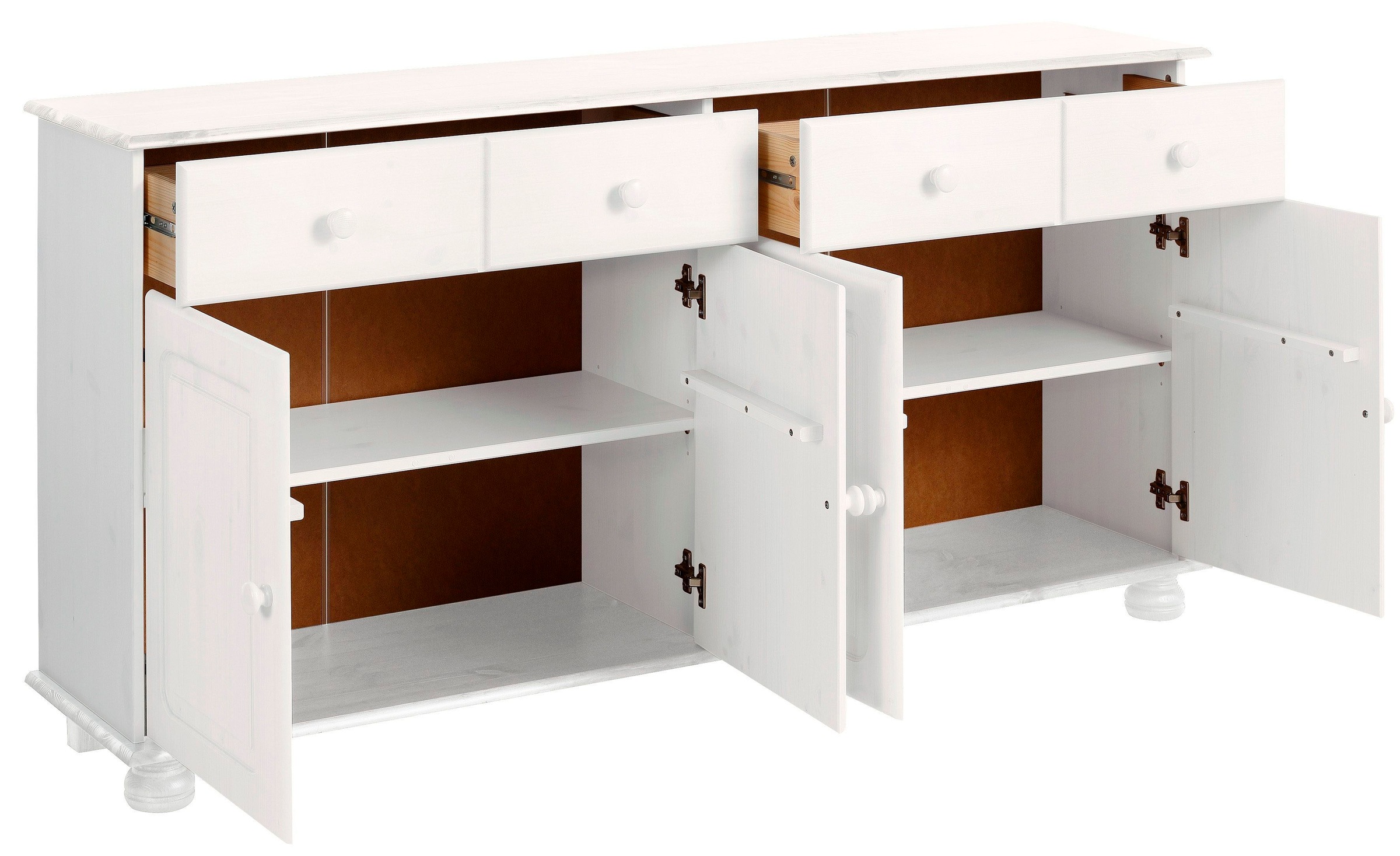 Thumbnail - OTTO home Sideboard "Mette" Kommode aus massivem Kiefernholz, Breite 156 cm