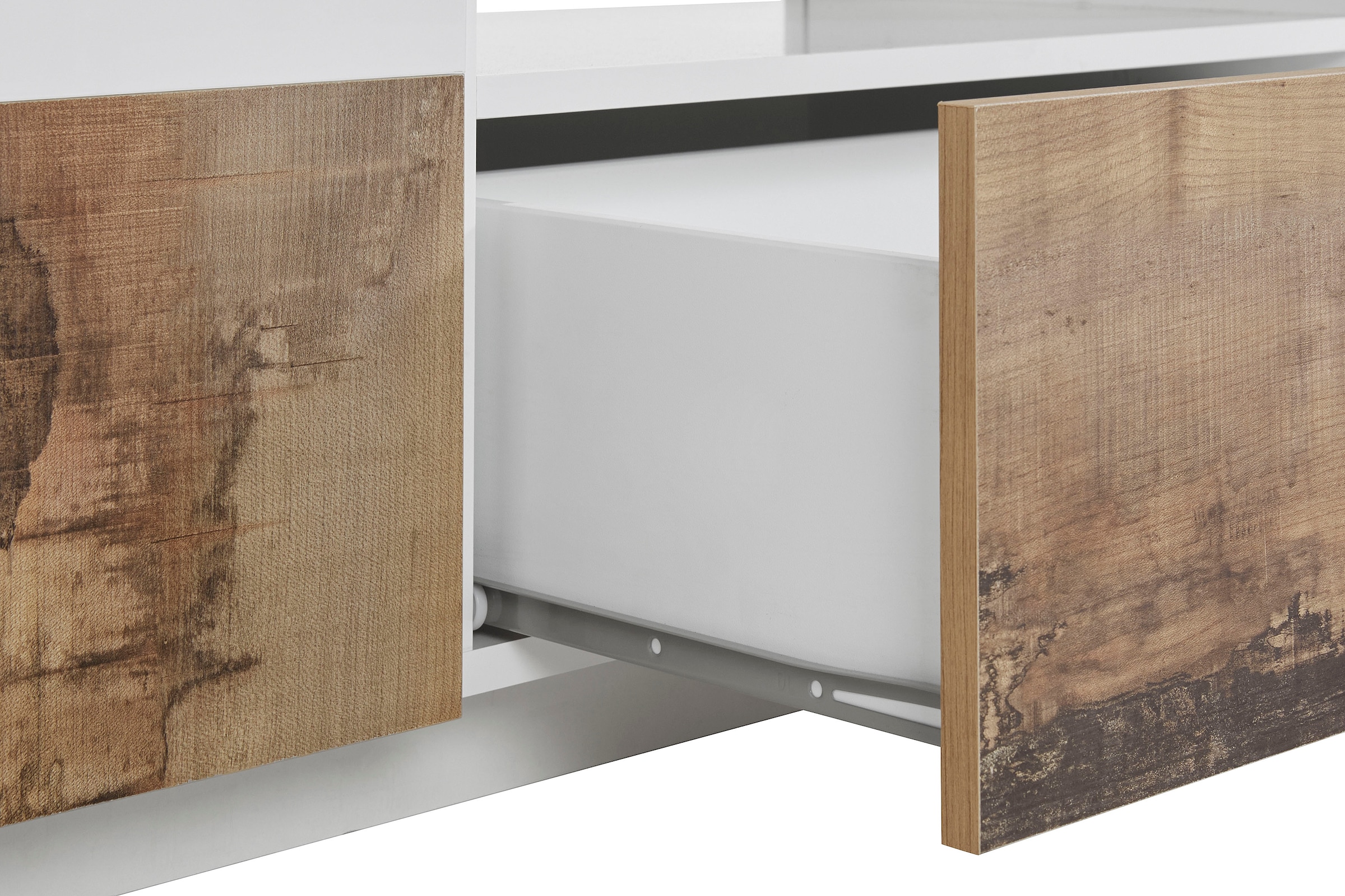 INOSIGN Lowboard »ALIEN- TV-Board, mit 4 Türen, 2 Schubladen und 2 offenen Fächern«, TV-Kommode Breite ca. 260 cm "Made in Italy"