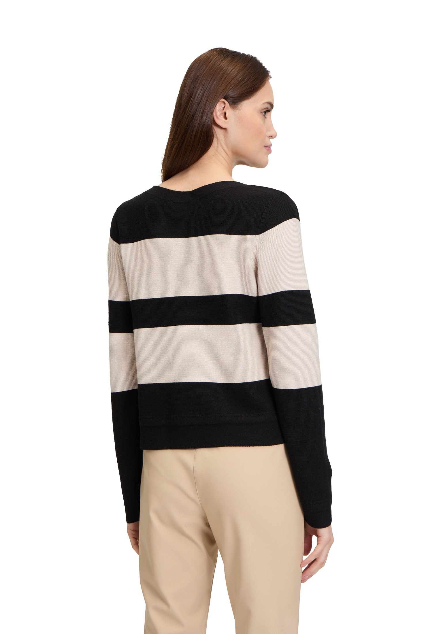 Betty Barclay Strickpullover »Betty Barclay Feinstrickpullover mit Streifen«, (1 tlg.), Ringel