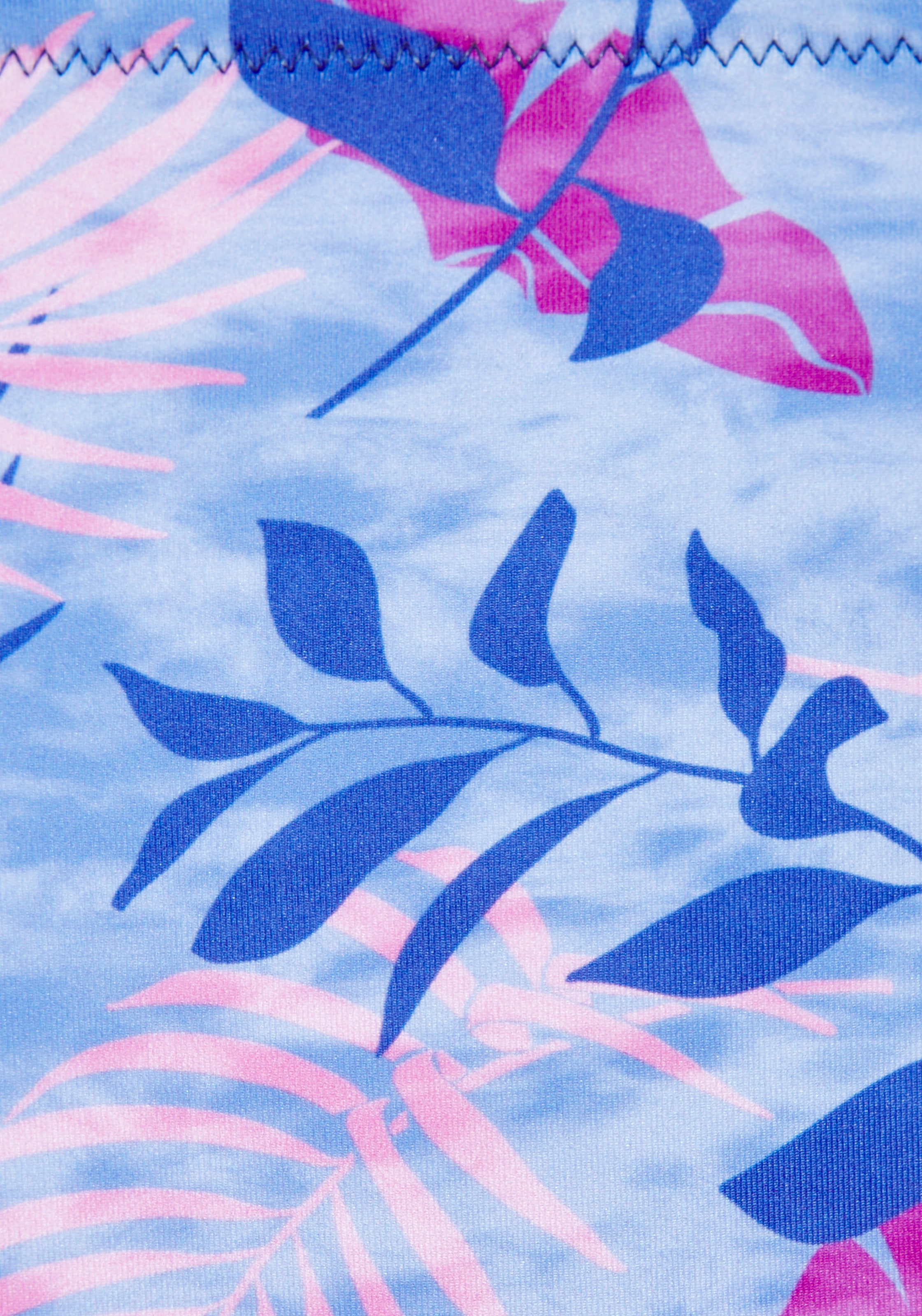 Vivance Bügel-Bandeau-Bikini mit stylischem Blätterprint