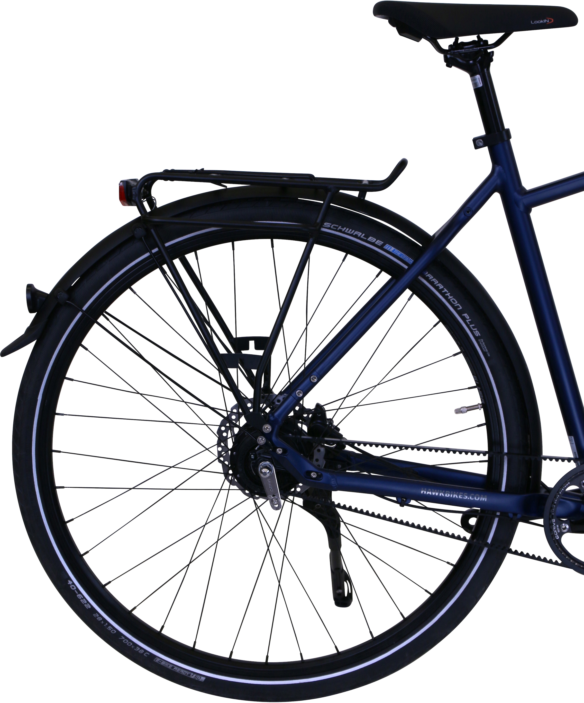 HAWK Bikes Trekkingrad »HAWK Trekking Gent Super Deluxe Ocean Blue«, 8 Gang, Shimano, Nexus Schaltwerk