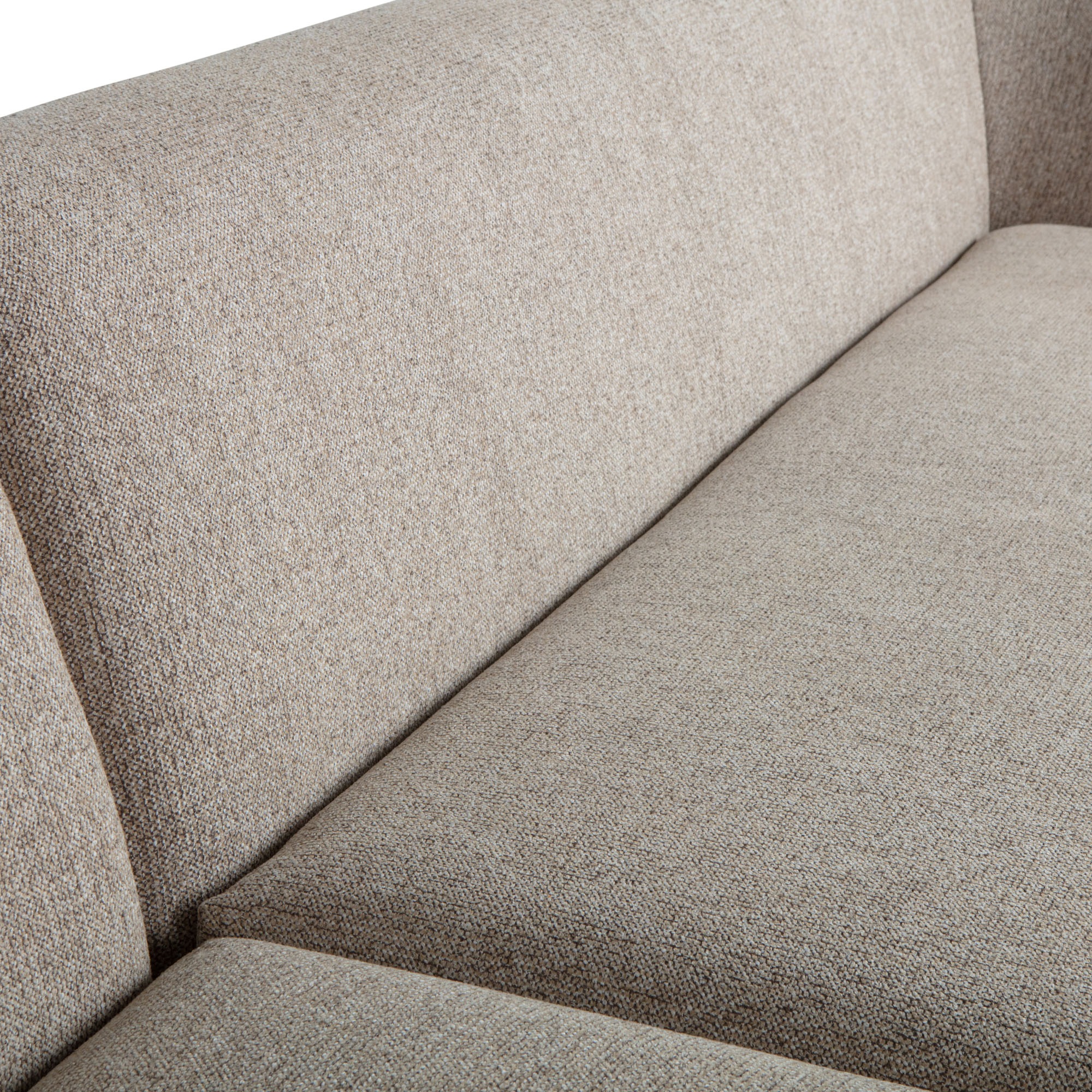 WOOOD Ecksofa »Sloping«, gepolstert mit gewebter Chenille, frei im Raum stellbar, Breite 274 cm