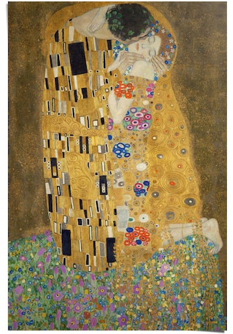 Reinders! Poster »Poster Der Kuss Gustav Klimt« ...