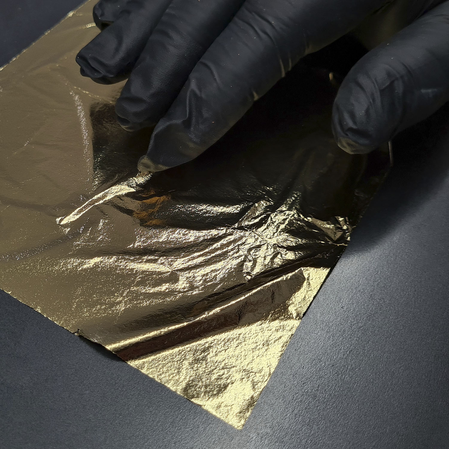 Thumbnail - OTTO home Acrylglasbild "Blätter - Acrylbilder mit Blattgold veredelt" Blätter Blätterbilder Pflanzen 1 Stk. tlg. Gold...